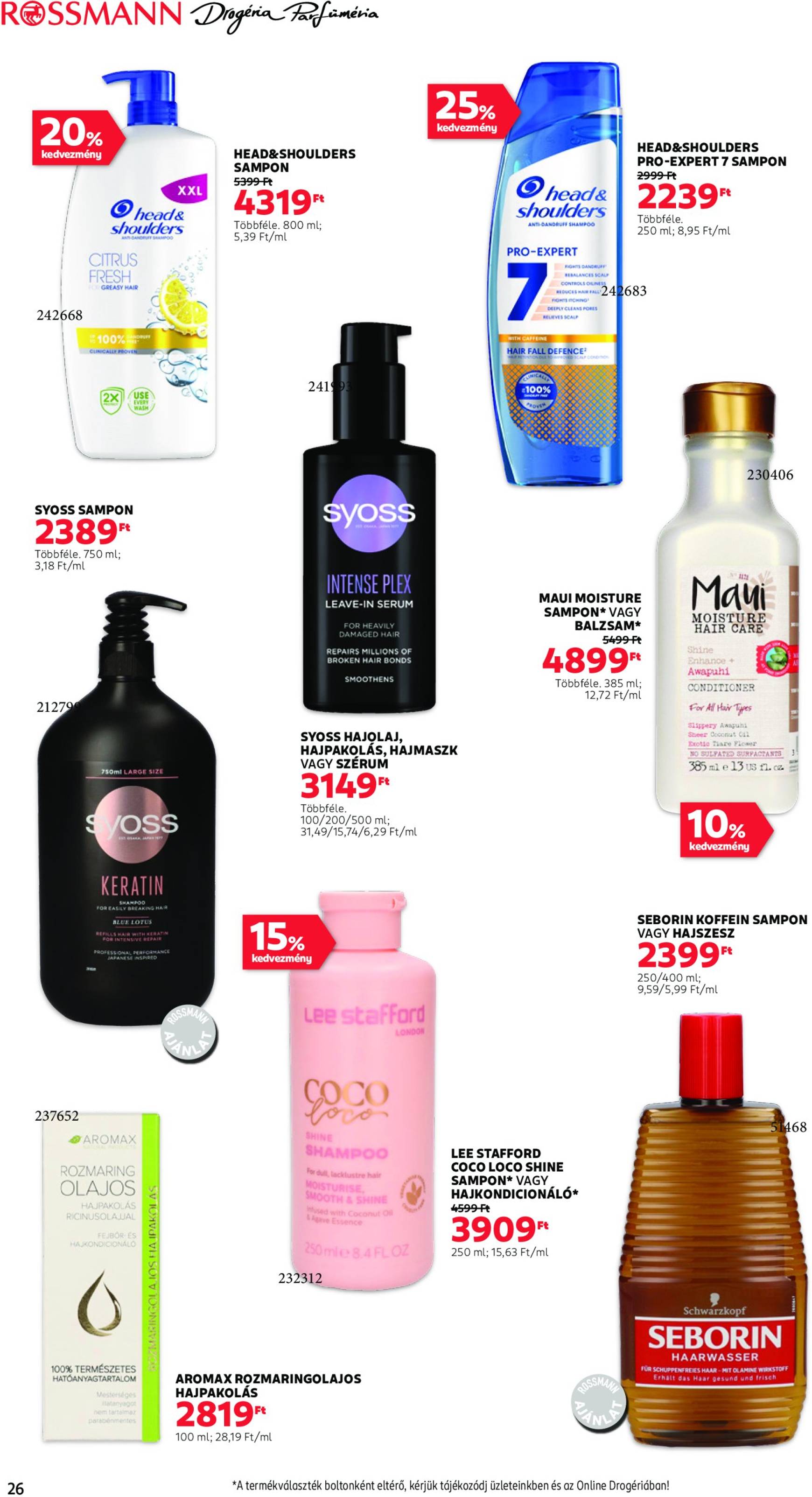 rossmann - Rossmann akciós újság, érvényes 10.21. - 11.01. - page: 28