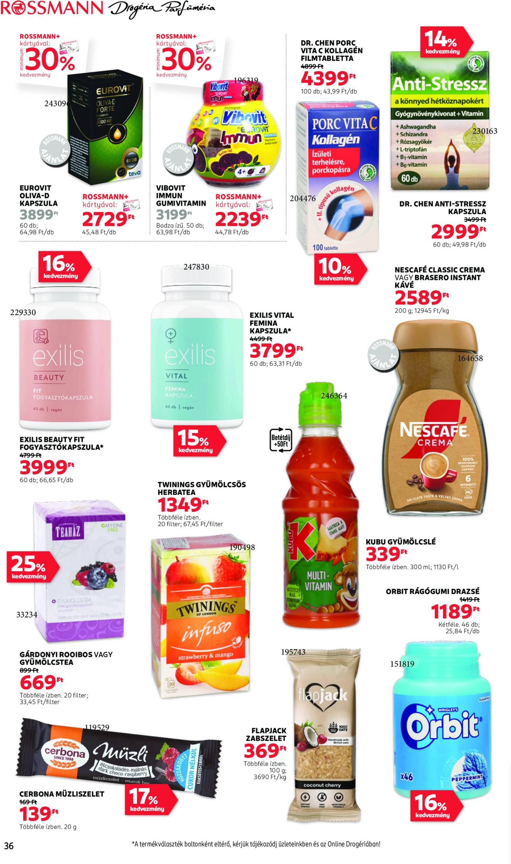 rossmann - Rossmann akciós újság, érvényes 10.21. - 11.01. - page: 38