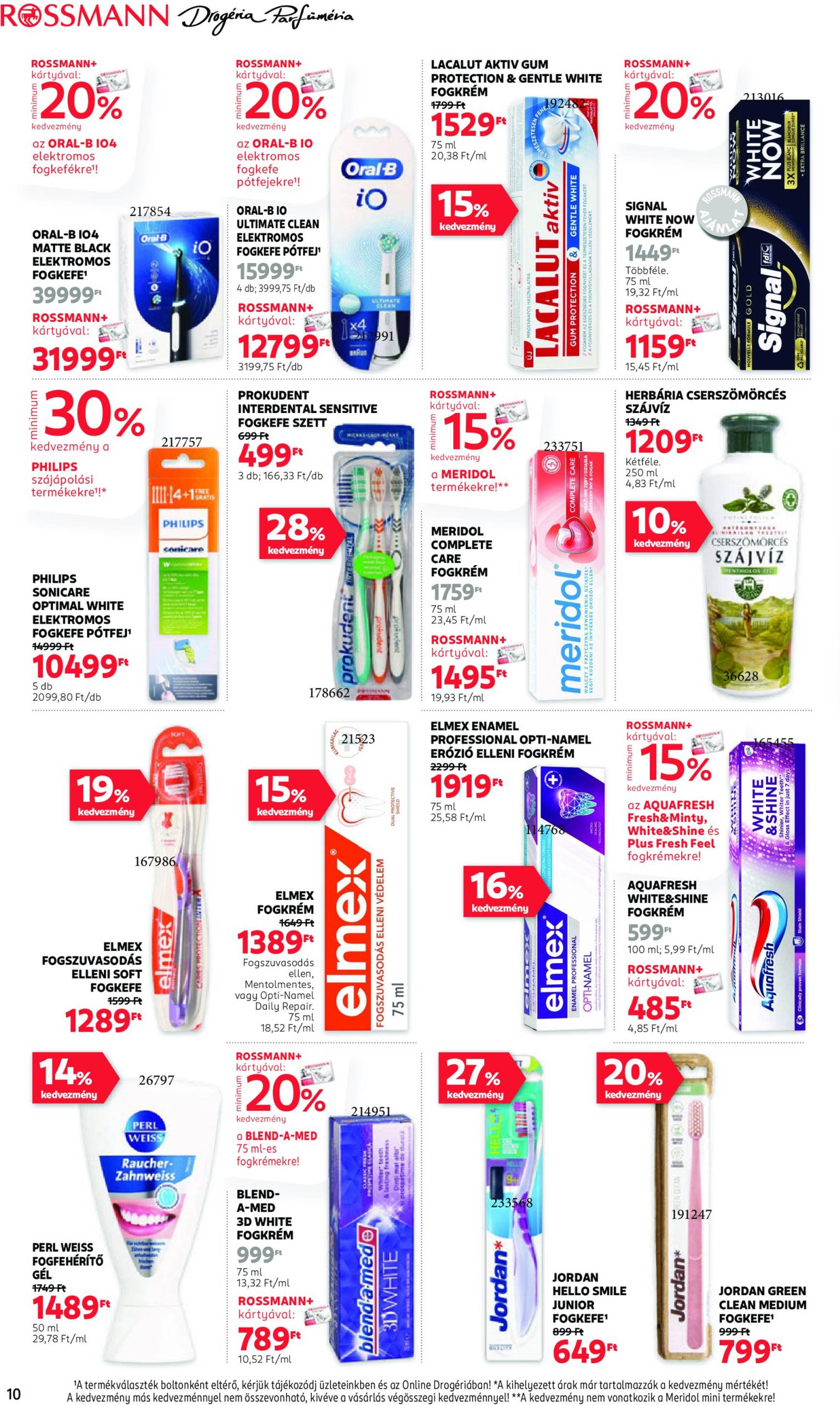 rossmann - Rossmann akciós újság, érvényes 11.04. - 11.15. - page: 10