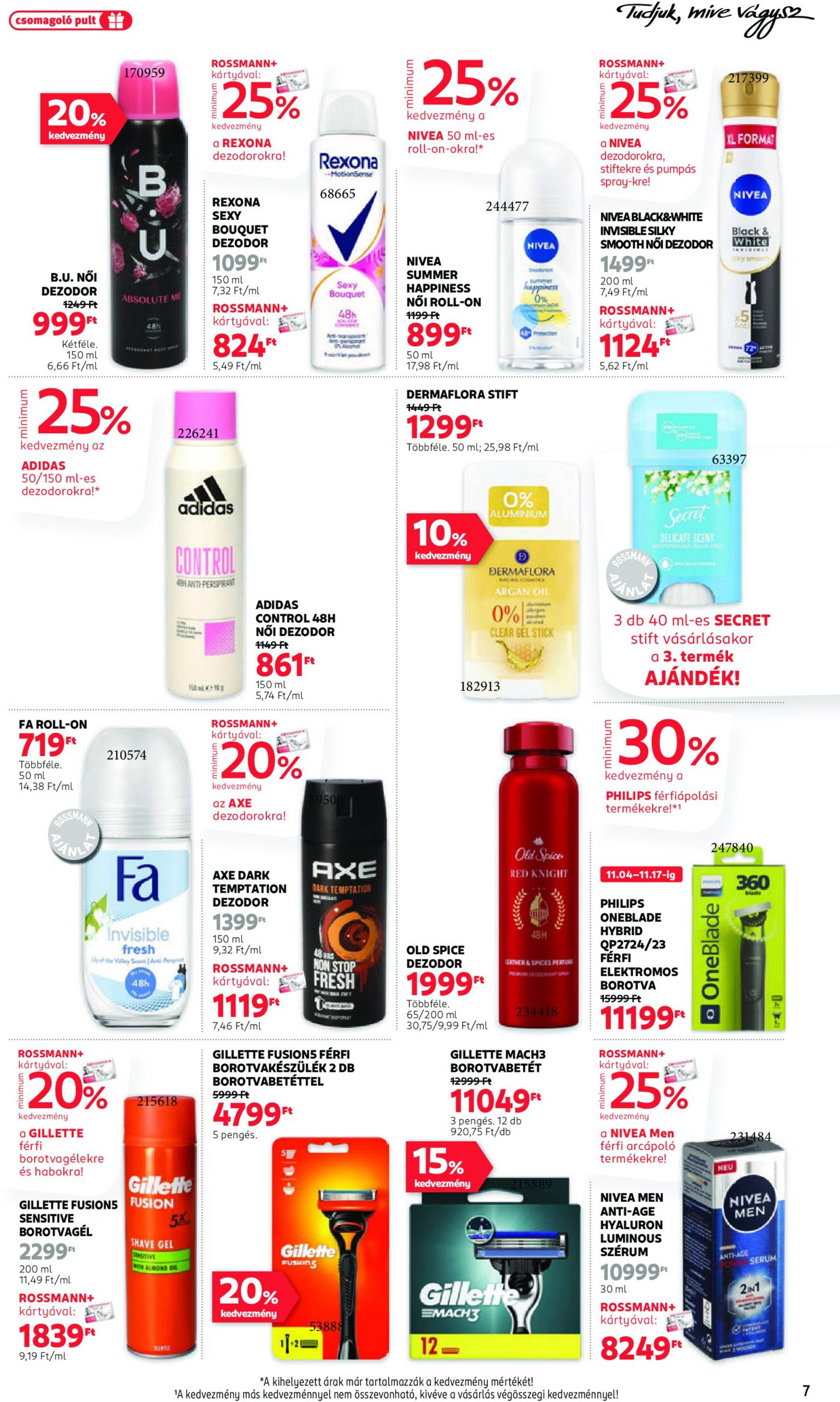 rossmann - Rossmann akciós újság, érvényes 11.04. - 11.15. - page: 7