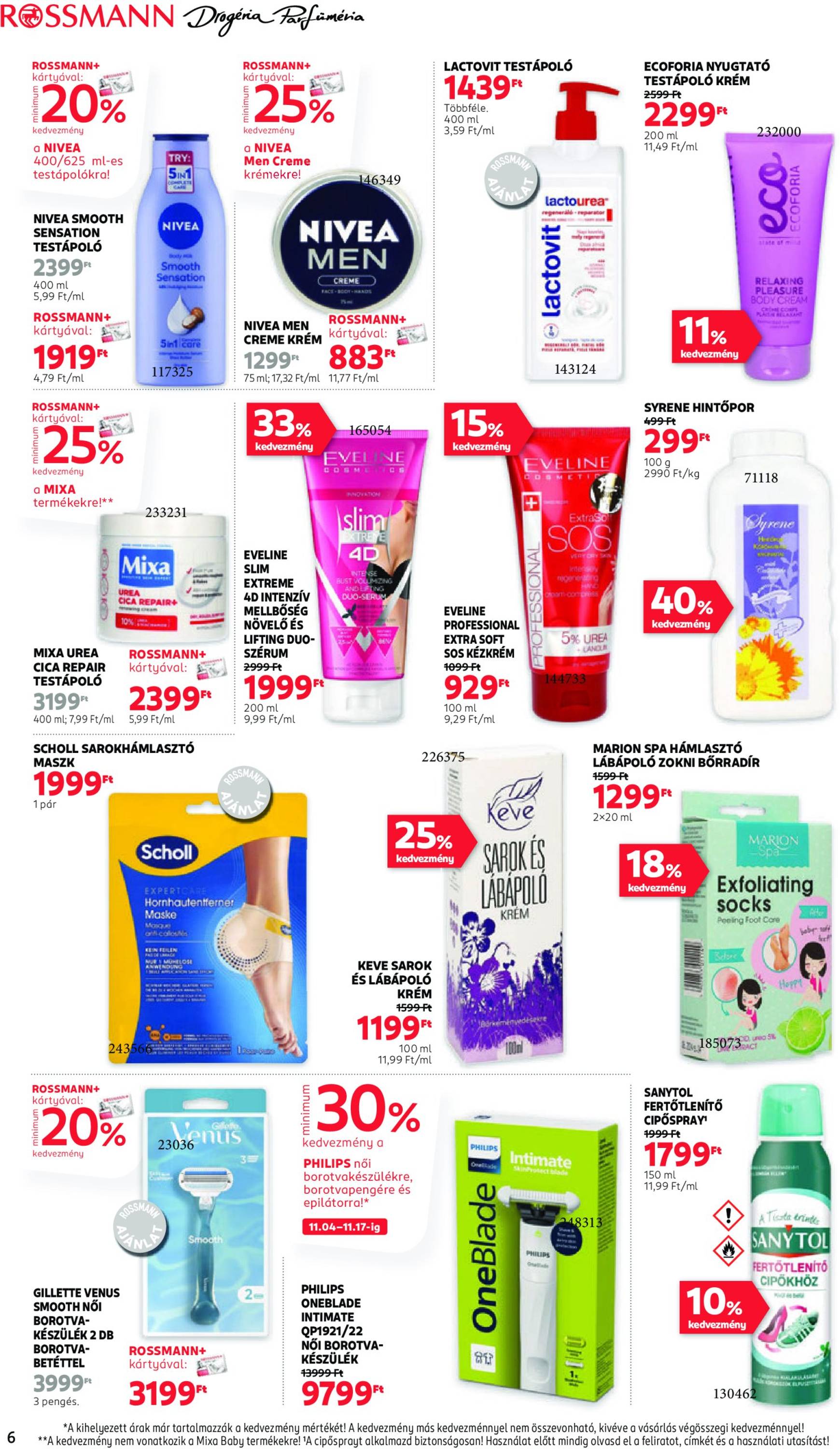 rossmann - Rossmann akciós újság, érvényes 11.04. - 11.15. - page: 6