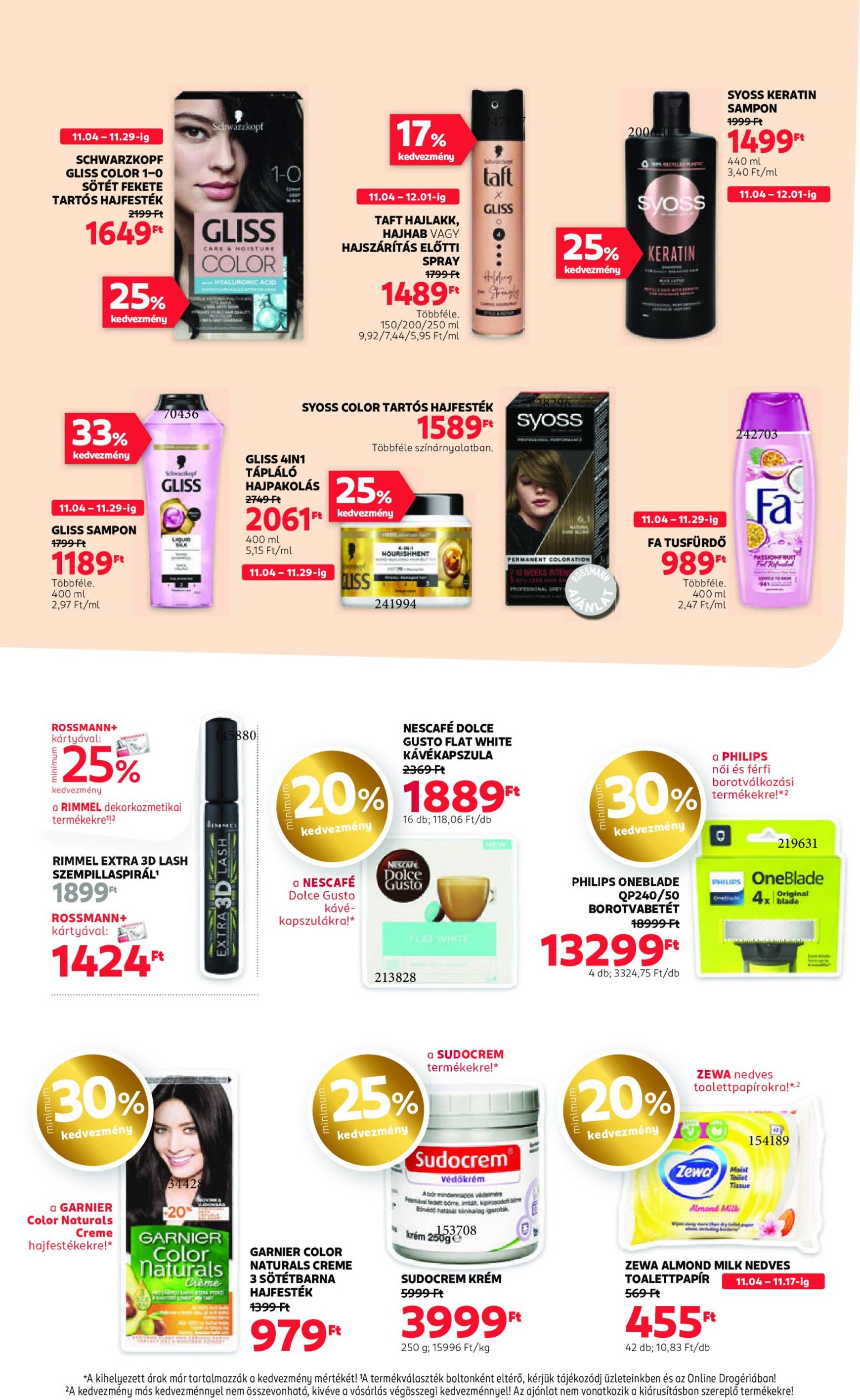 rossmann - Rossmann akciós újság, érvényes 11.04. - 11.15. - page: 18