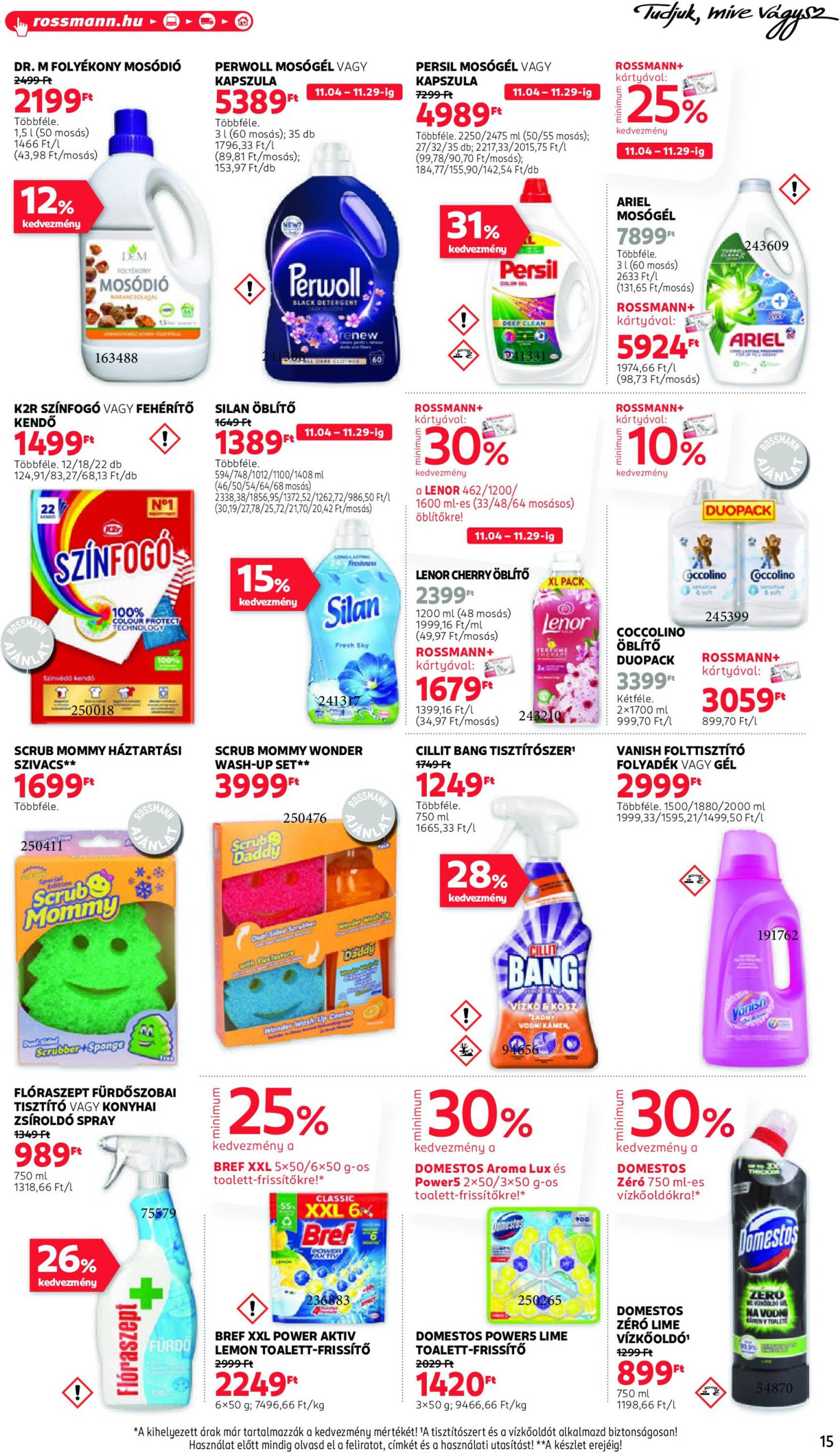 rossmann - Rossmann akciós újság, érvényes 11.04. - 11.15. - page: 17