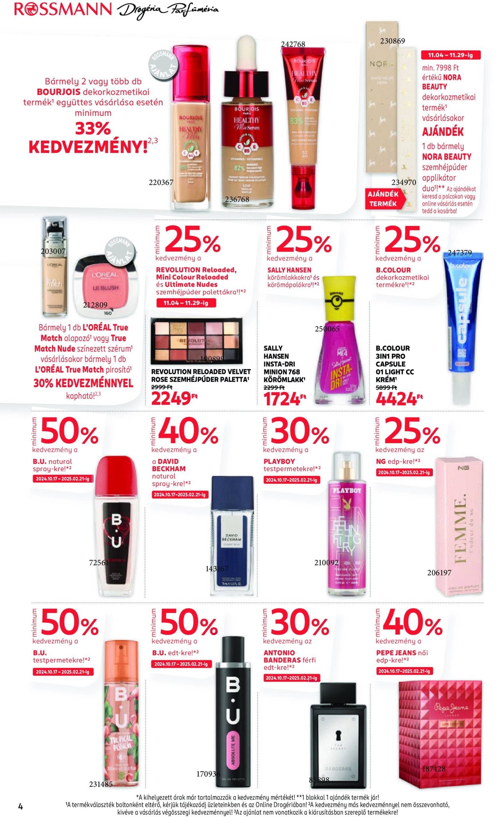 rossmann - Rossmann akciós újság, érvényes 11.04. - 11.15. - page: 4