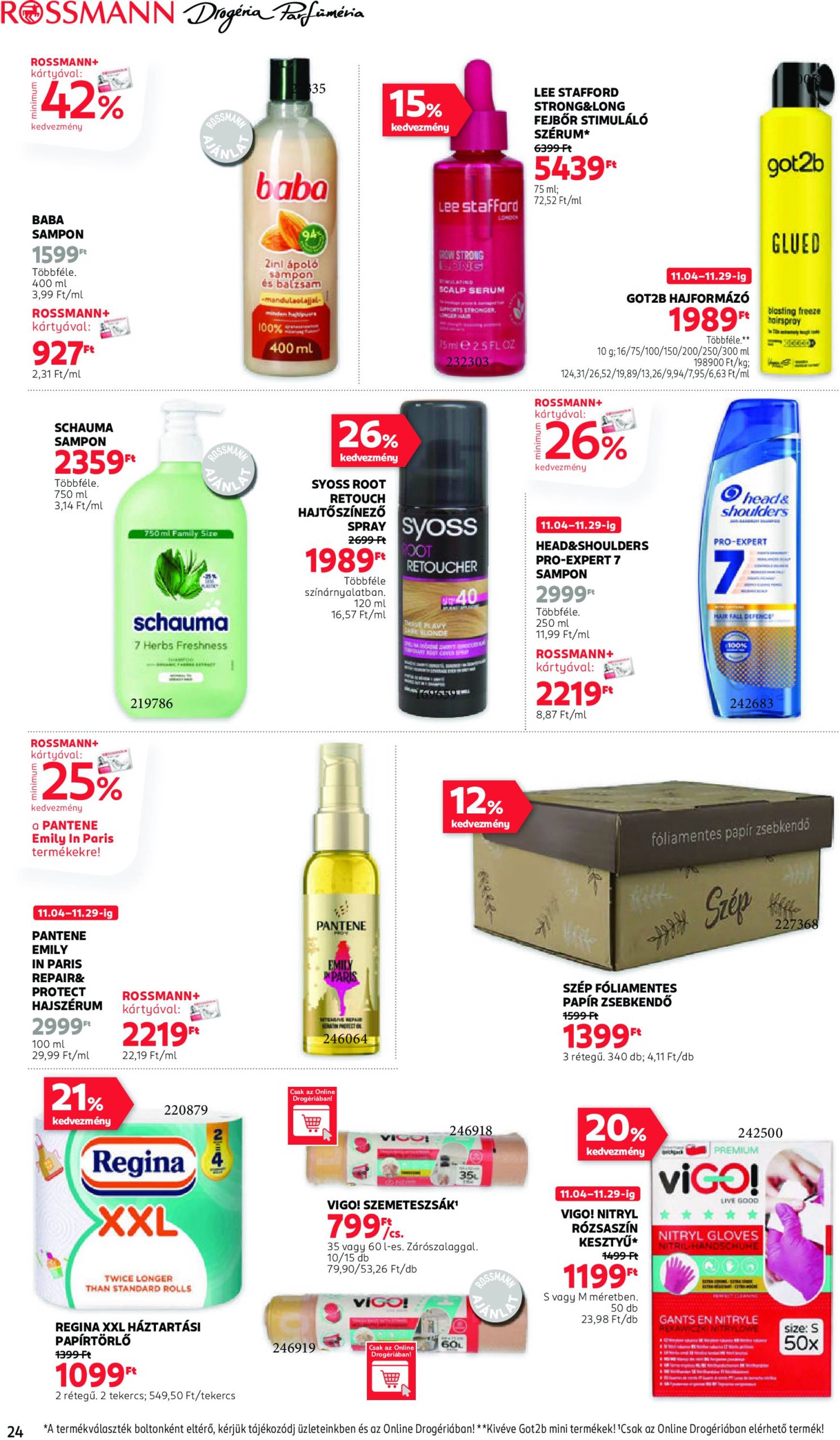 rossmann - Rossmann akciós újság, érvényes 11.04. - 11.15. - page: 26