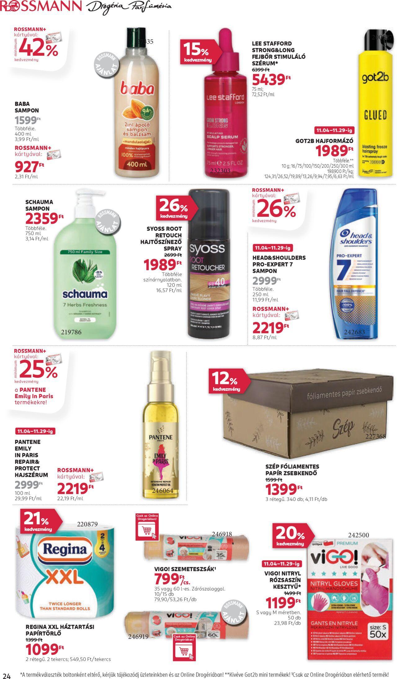 rossmann - Akciós újság új Rossmann 2024.11.04. - 2024.11.15. - page: 26