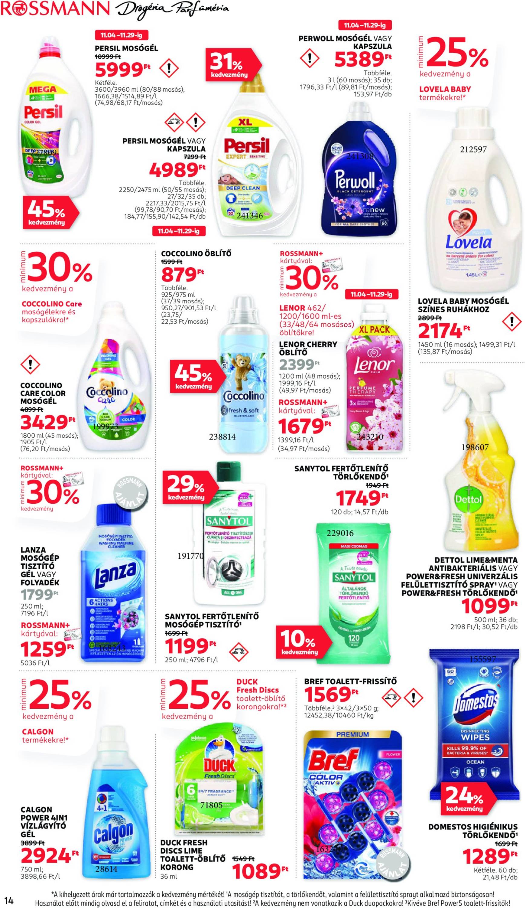 rossmann - Rossmann akciós újság, érvényes 11.18. - 11.29. - page: 16