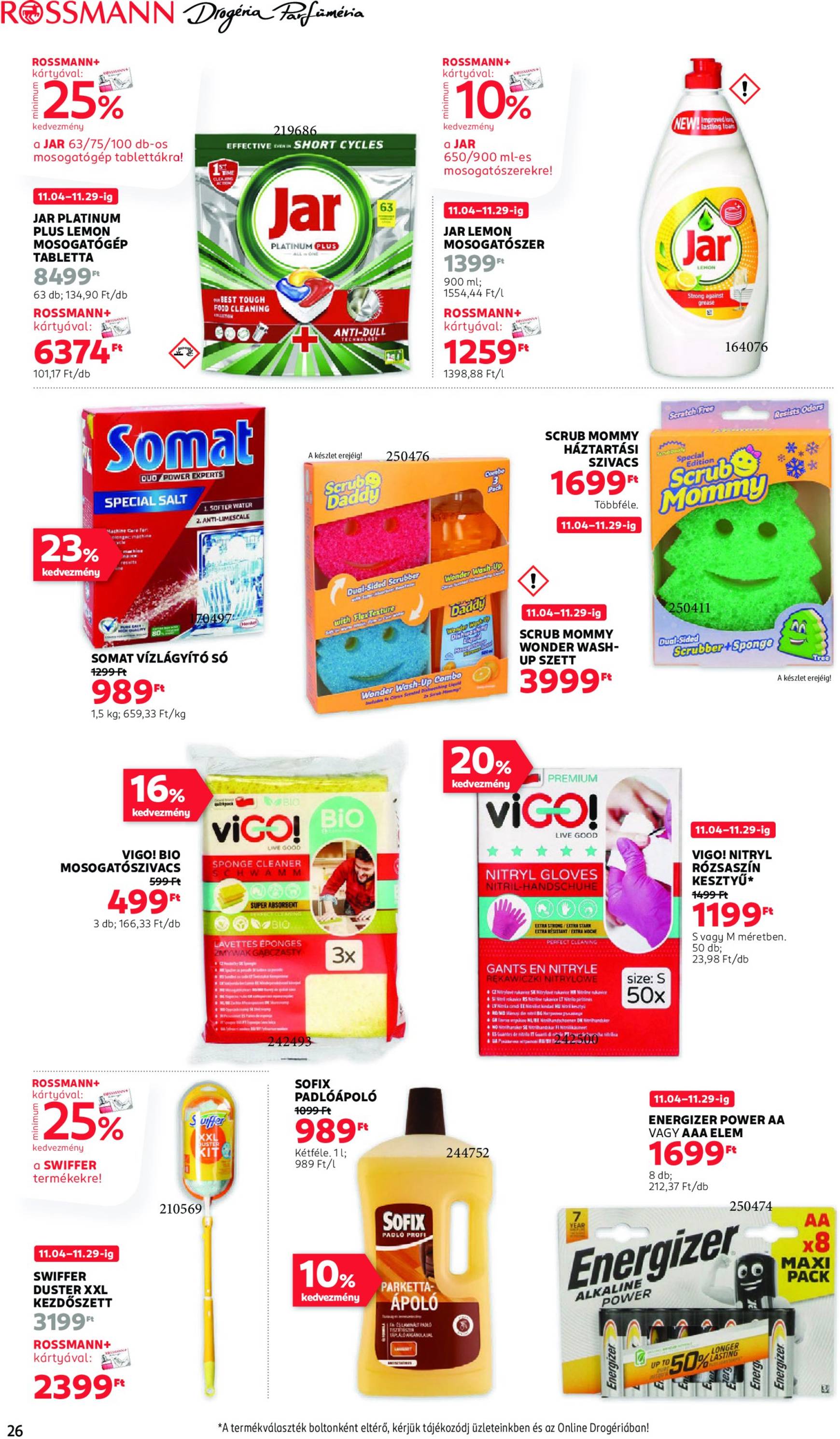 rossmann - Rossmann akciós újság, érvényes 11.18. - 11.29. - page: 28