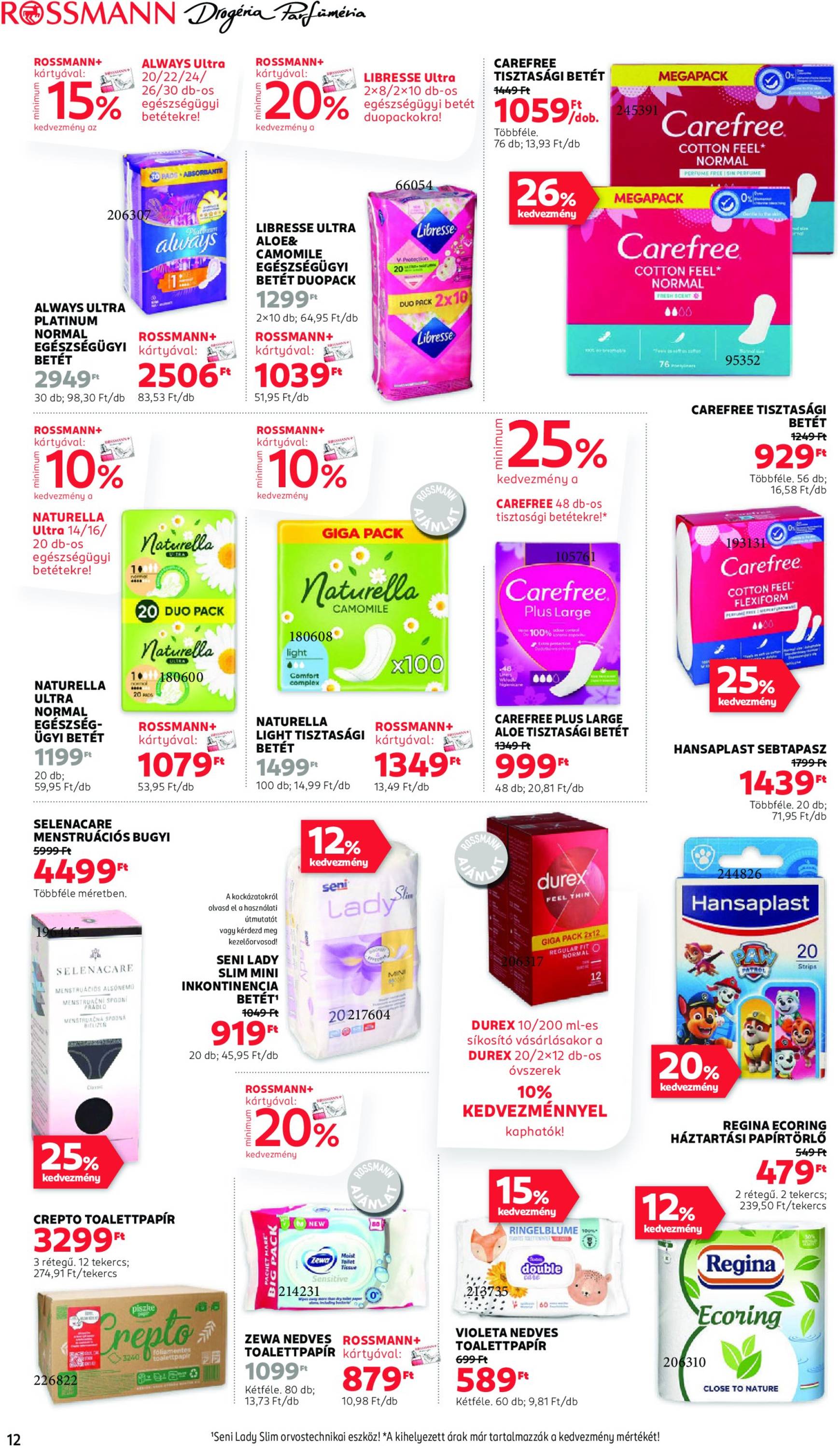 rossmann - Rossmann akciós újság, érvényes 11.18. - 11.29. - page: 12