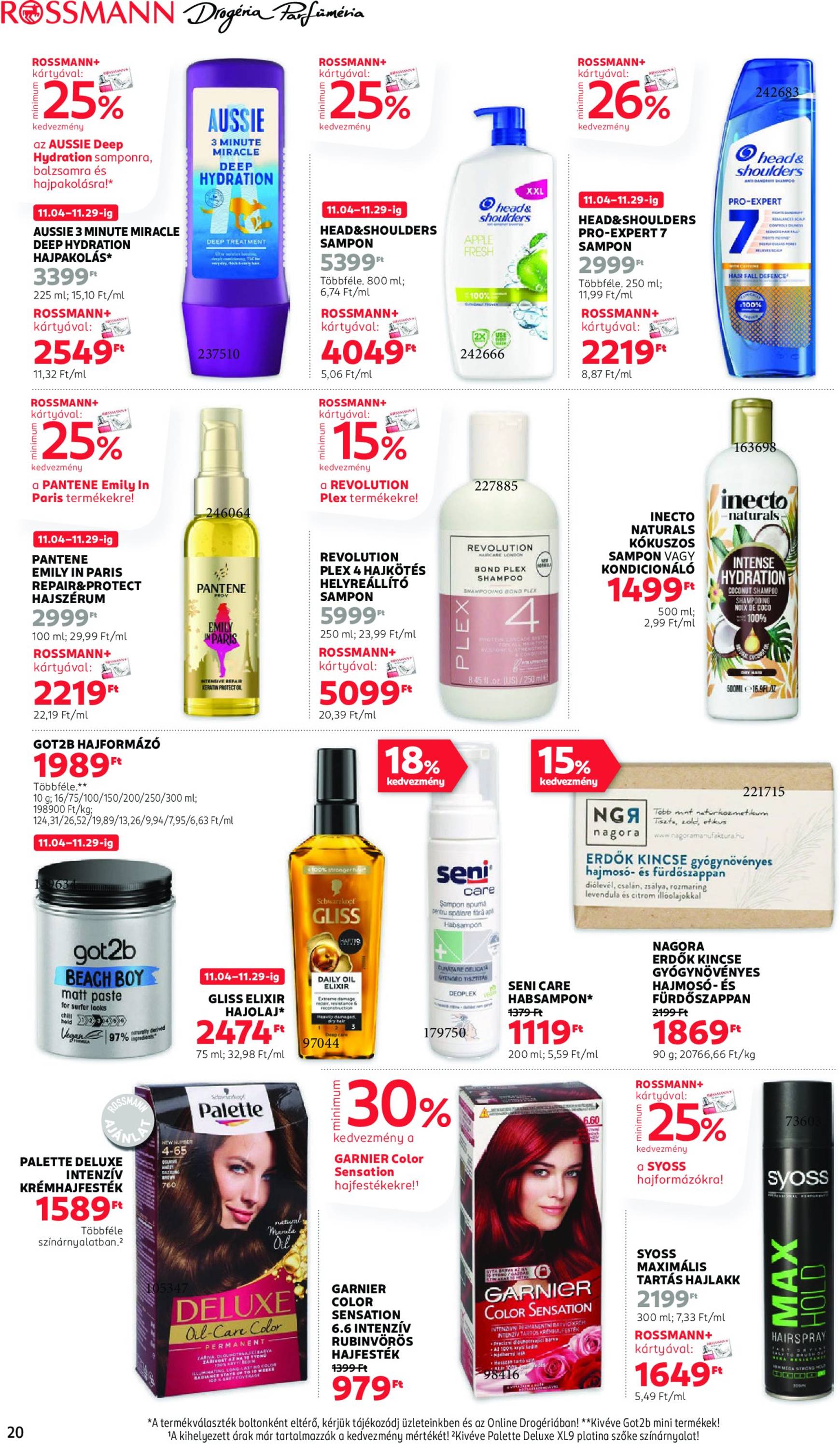 rossmann - Rossmann akciós újság, érvényes 11.18. - 11.29. - page: 22