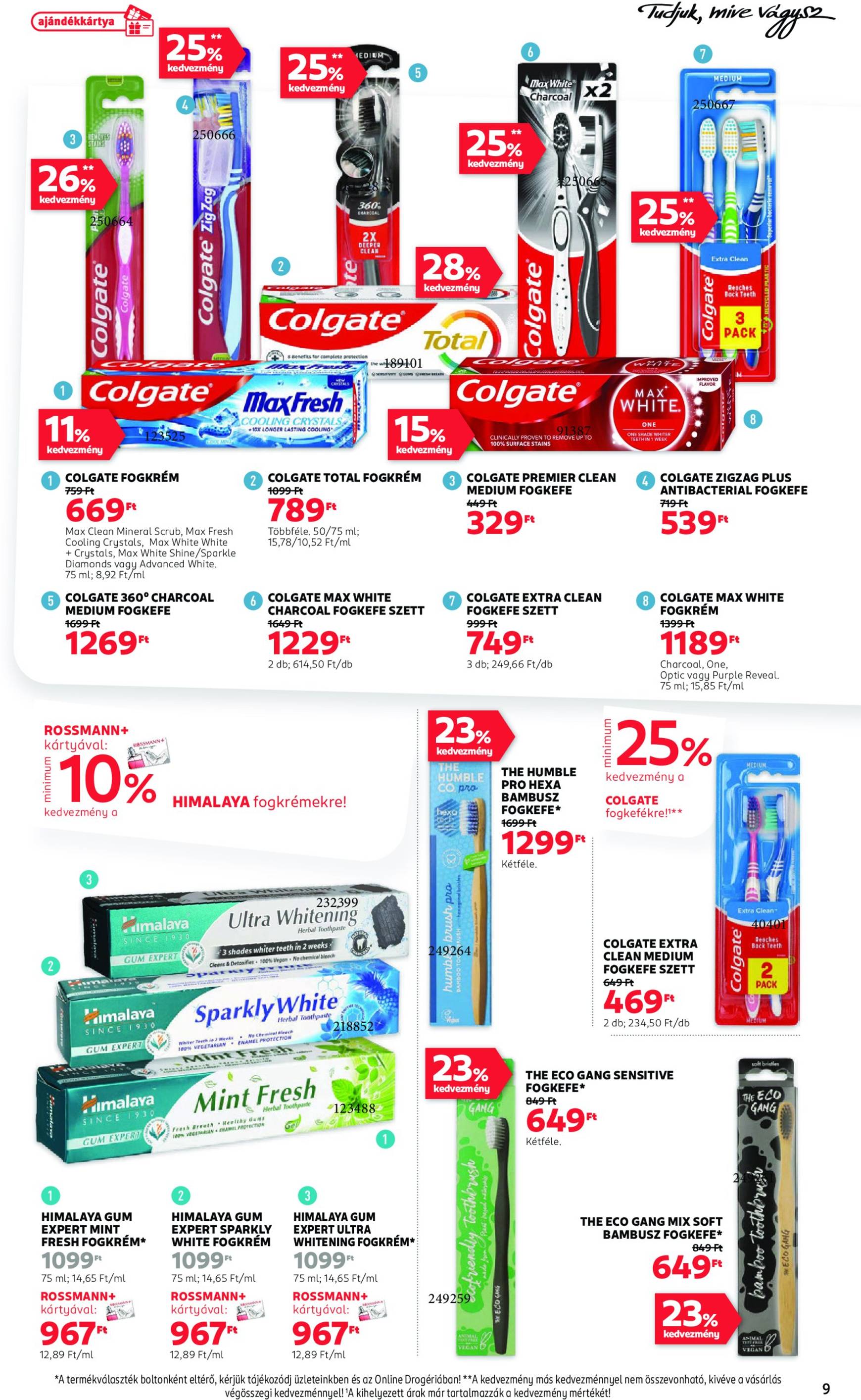 rossmann - Rossmann akciós újság, érvényes 11.18. - 11.29. - page: 9