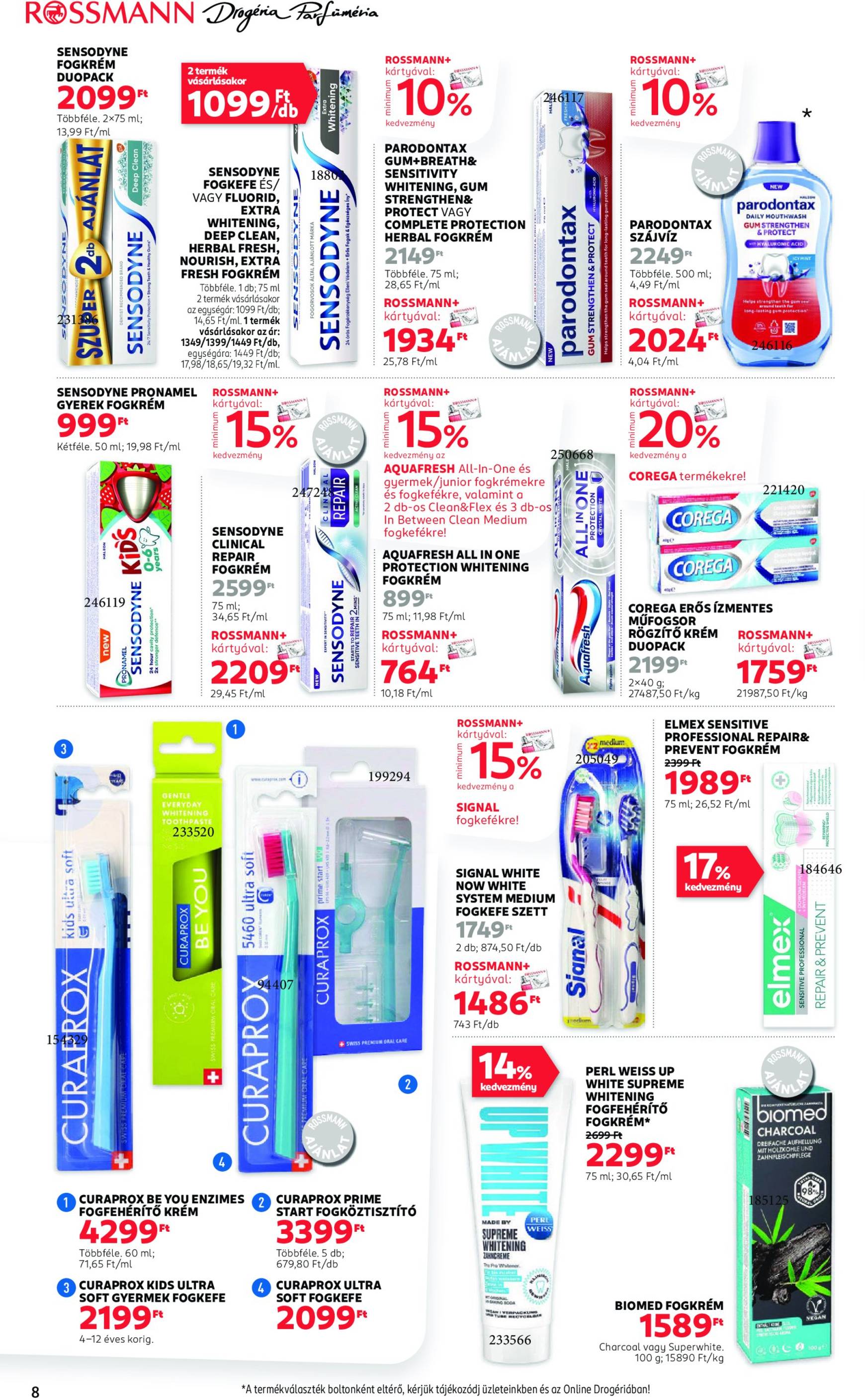 rossmann - Rossmann akciós újság, érvényes 11.18. - 11.29. - page: 8