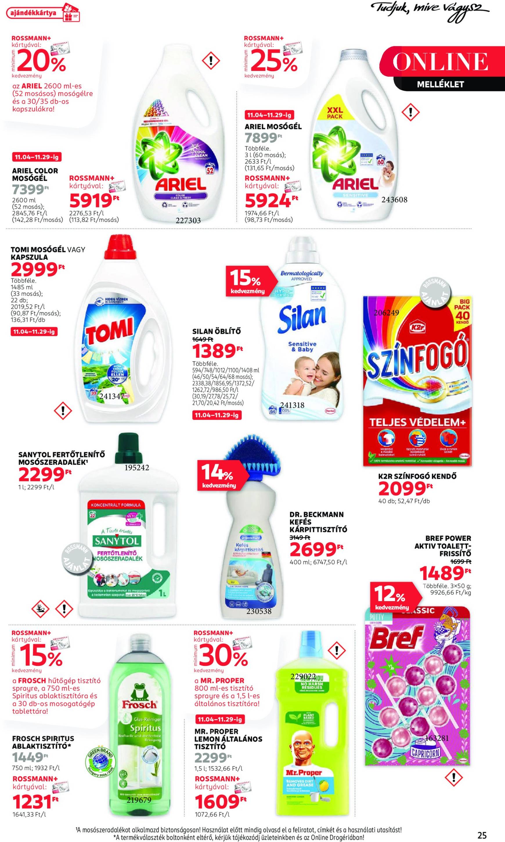 rossmann - Rossmann akciós újság, érvényes 11.18. - 11.29. - page: 27