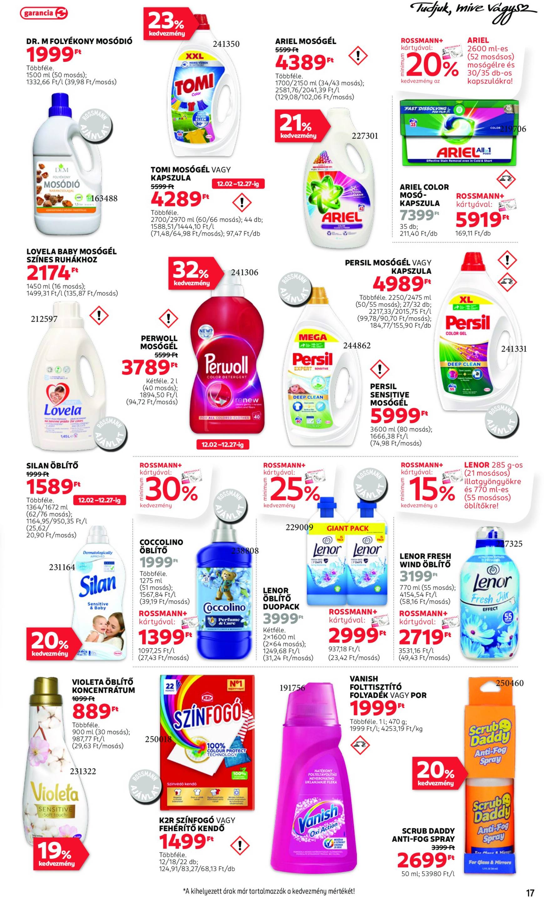 rossmann - Rossmann akciós újság, érvényes 12.02. - 12.13. - page: 19