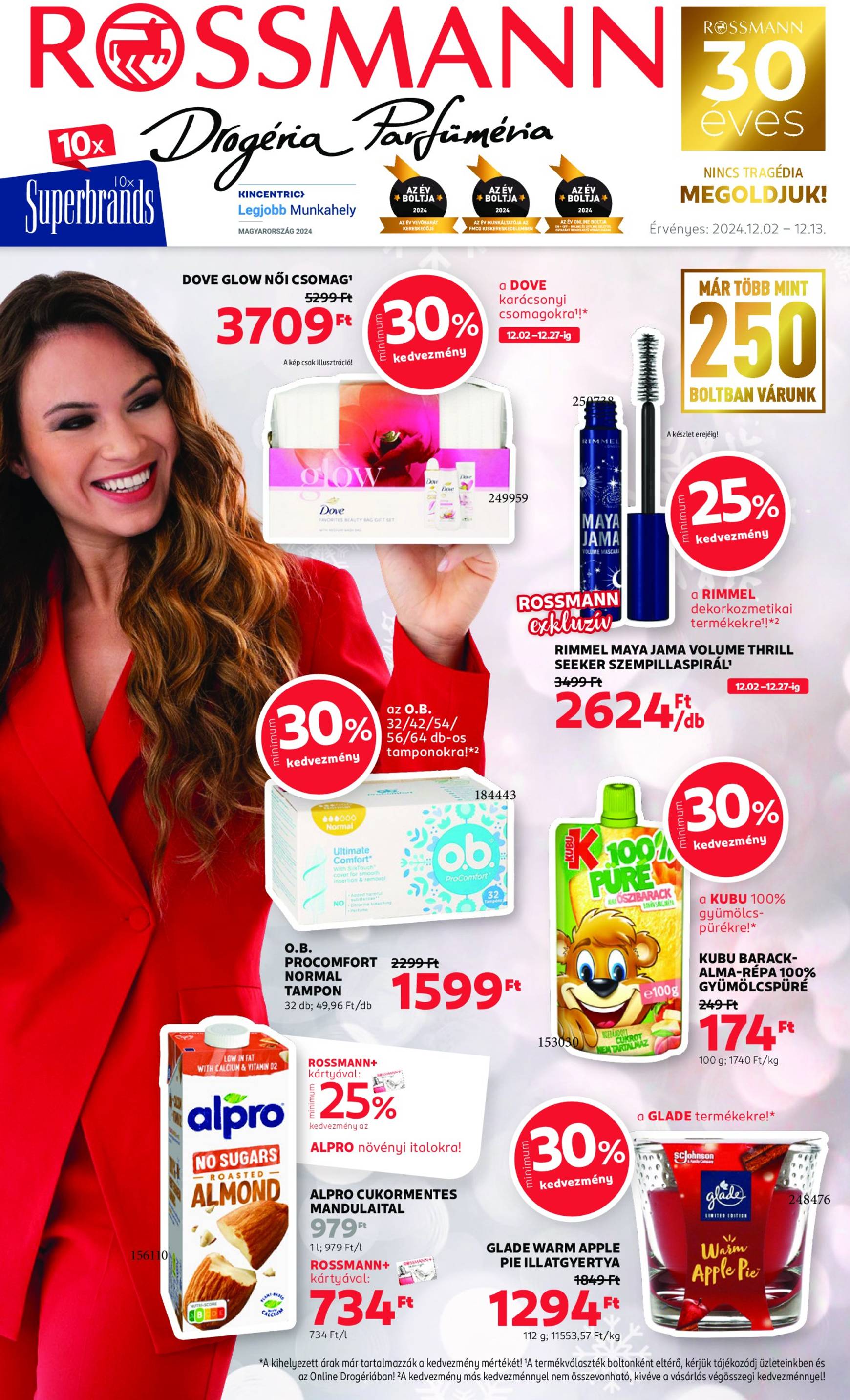 rossmann - Rossmann akciós újság, érvényes 12.02. - 12.13.