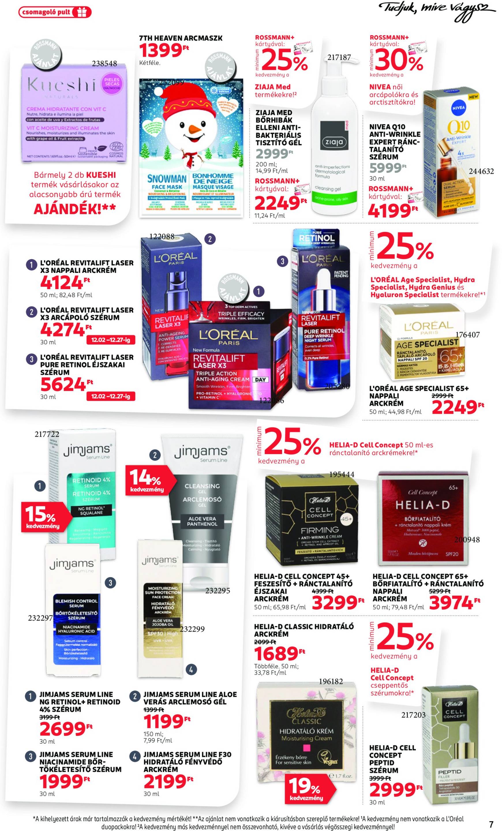 rossmann - Rossmann akciós újság, érvényes 12.02. - 12.13. - page: 7