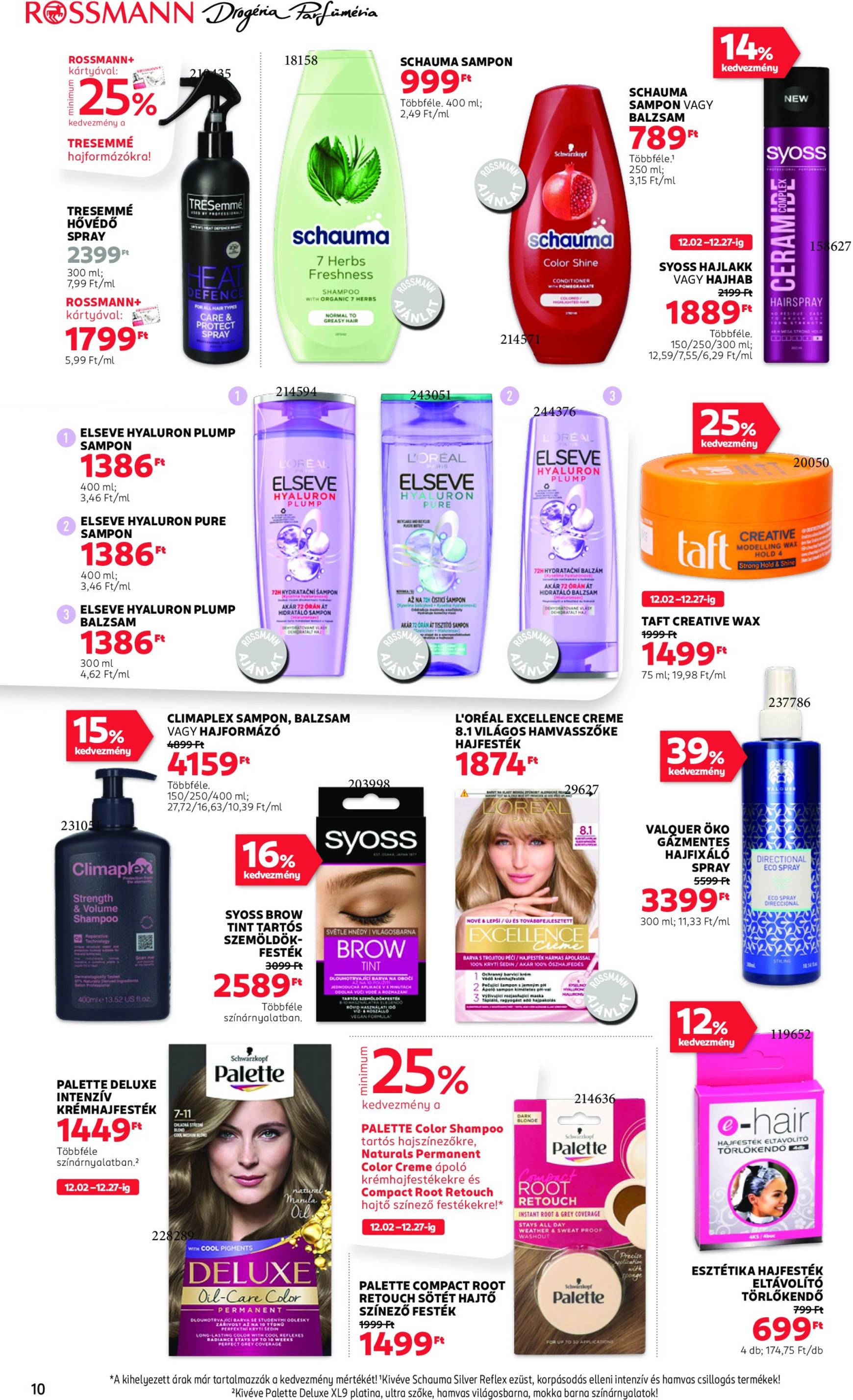 rossmann - Rossmann akciós újság, érvényes 12.02. - 12.13. - page: 10