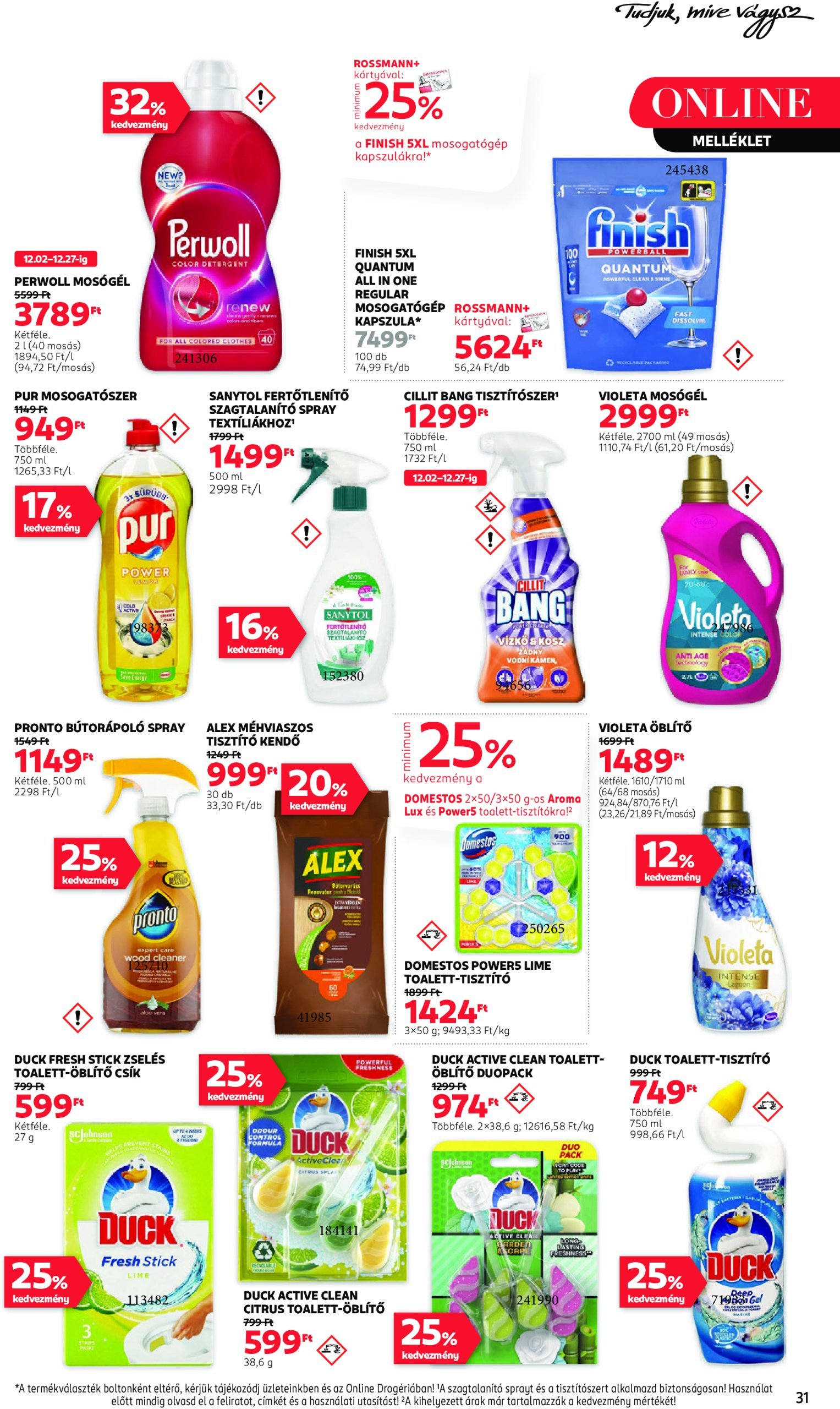 rossmann - Rossmann akciós újság, érvényes 12.16. - 12.27. - page: 33