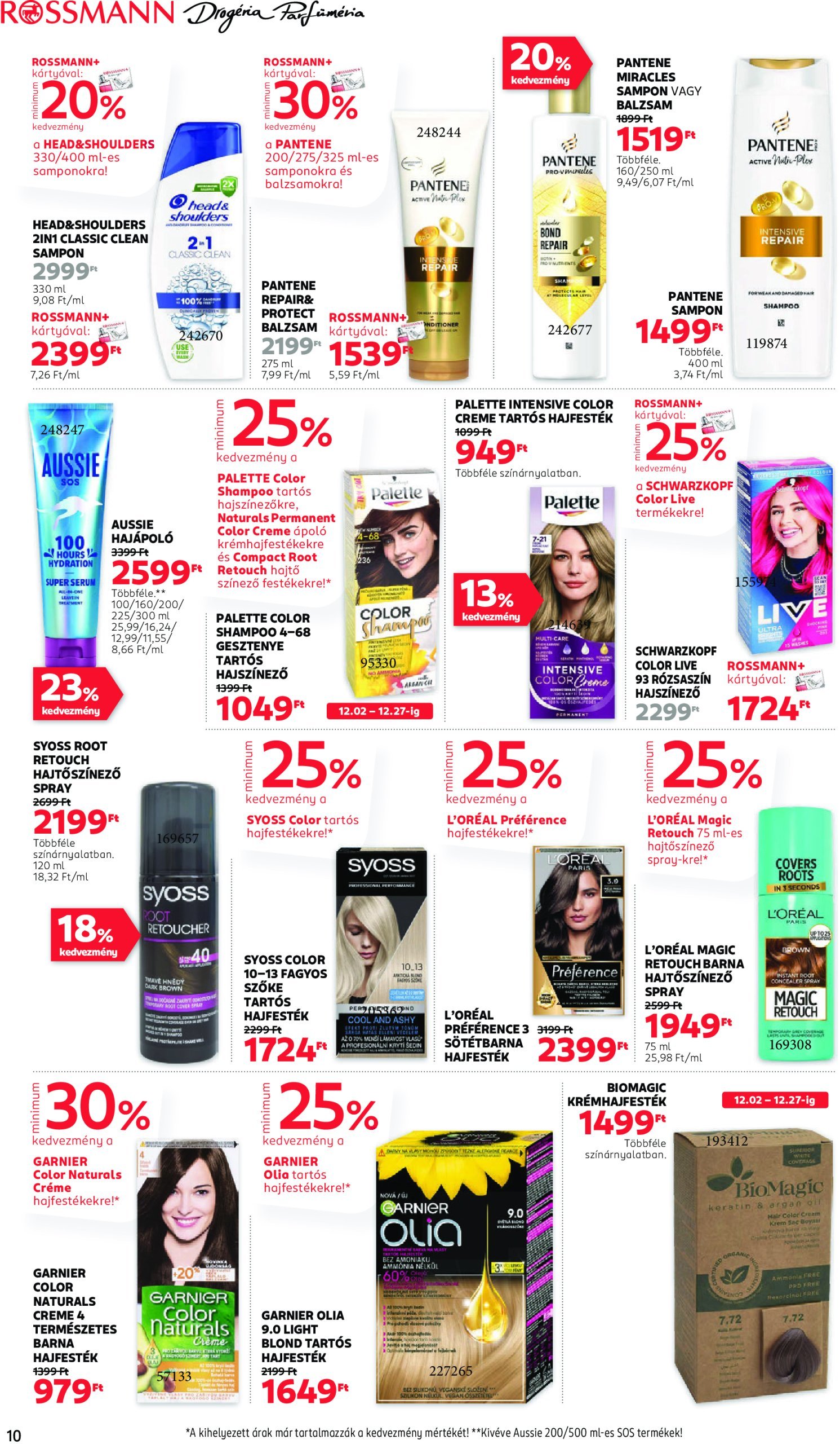 rossmann - Rossmann akciós újság, érvényes 12.16. - 12.27. - page: 10