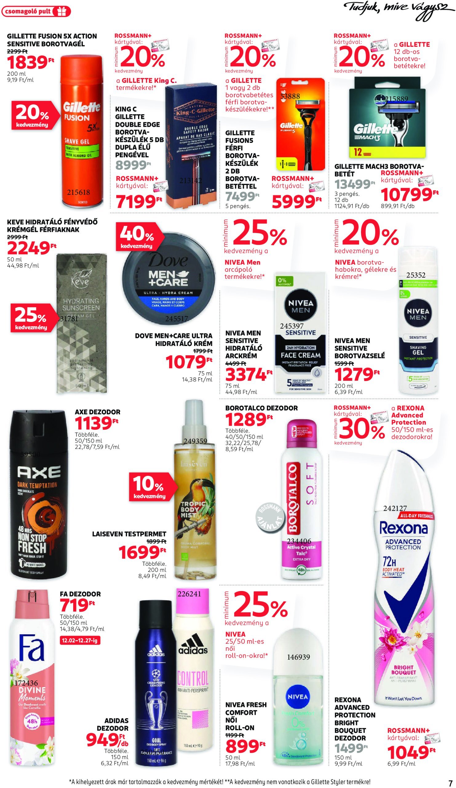 rossmann - Rossmann akciós újság, érvényes 12.16. - 12.27. - page: 7