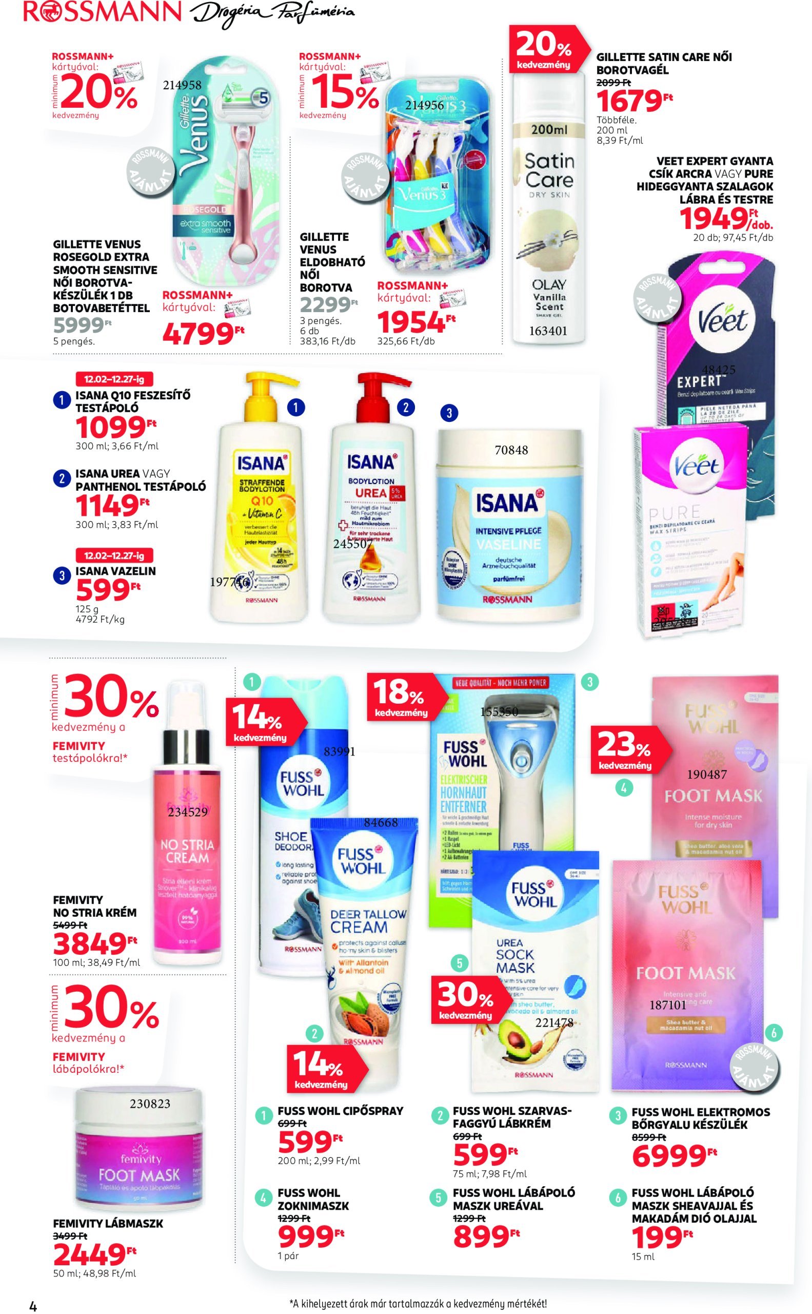 rossmann - Rossmann akciós újság, érvényes 12.16. - 12.27. - page: 4