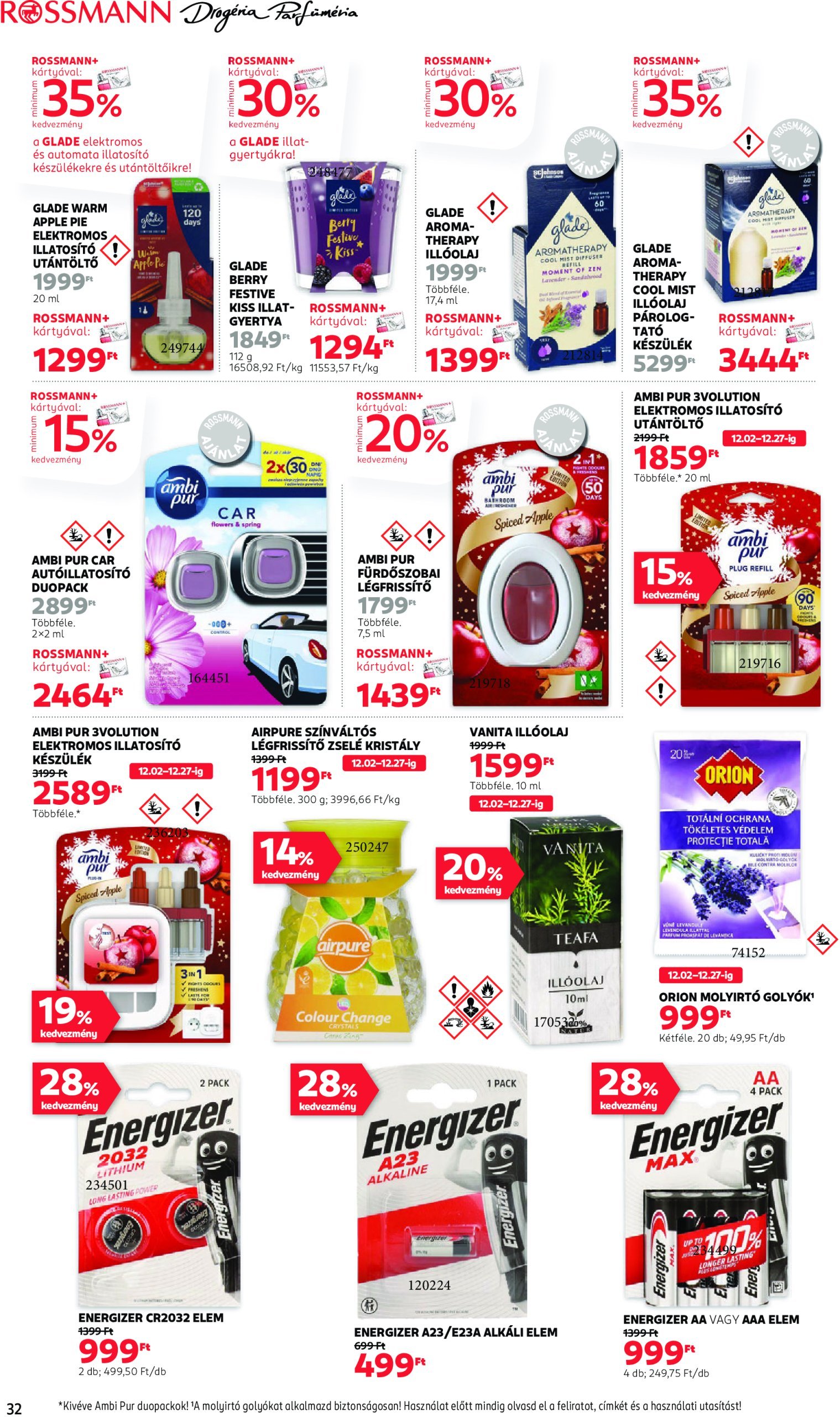 rossmann - Rossmann akciós újság, érvényes 12.16. - 12.27. - page: 34