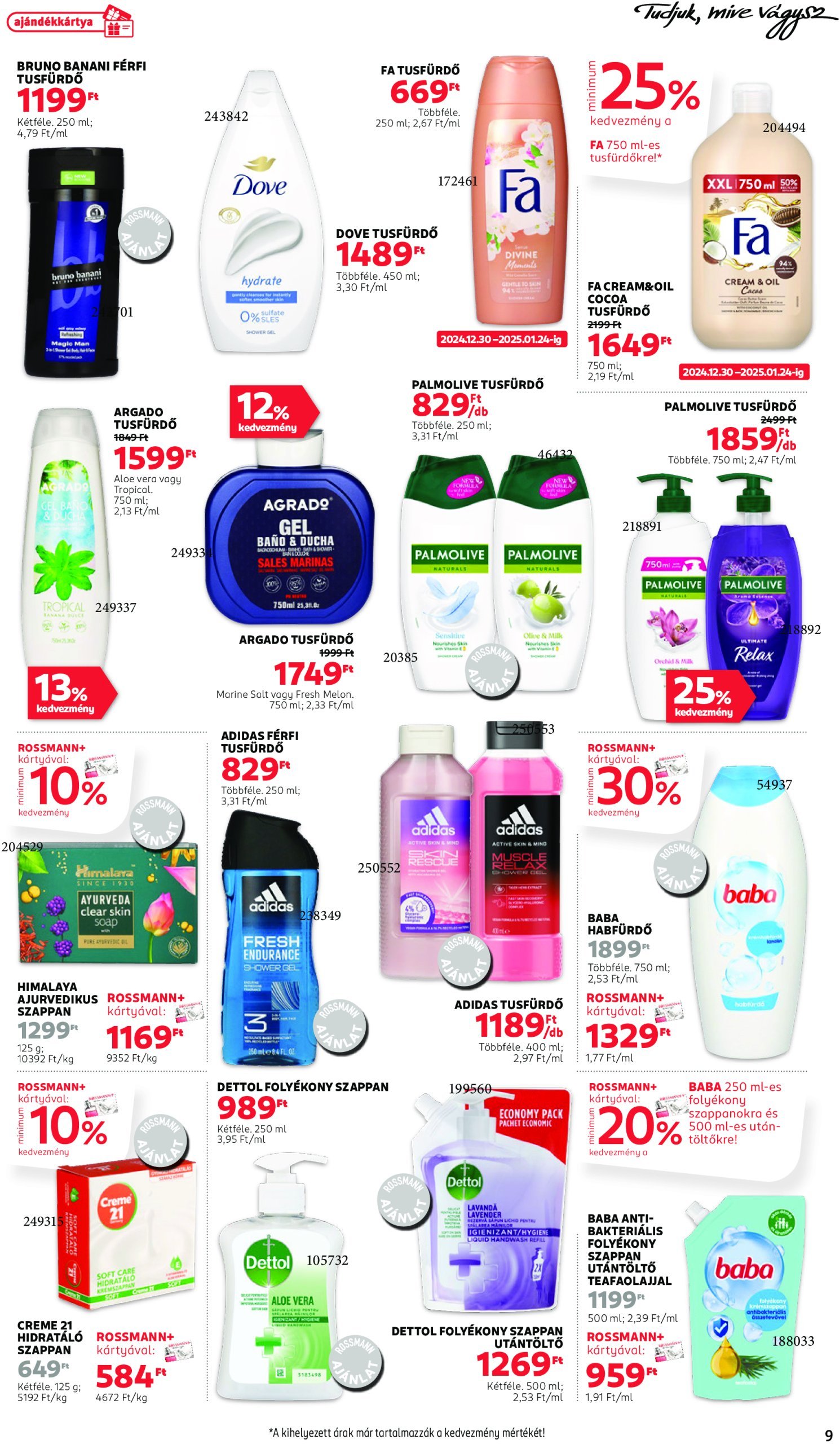 rossmann - Rossmann akciós újság, érvényes 12.30. - 01.10. - page: 9