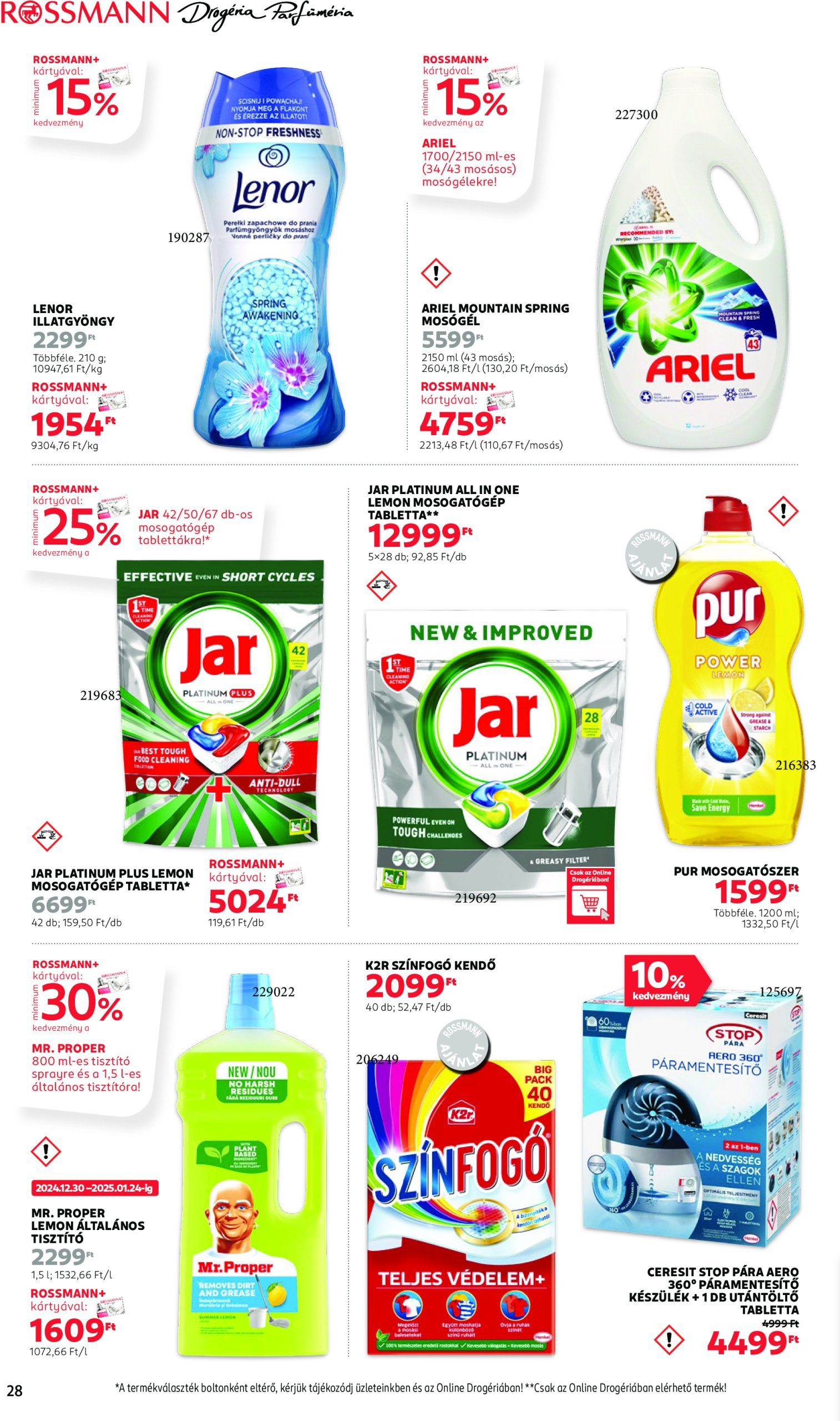 rossmann - Rossmann akciós újság, érvényes 12.30. - 01.10. - page: 30