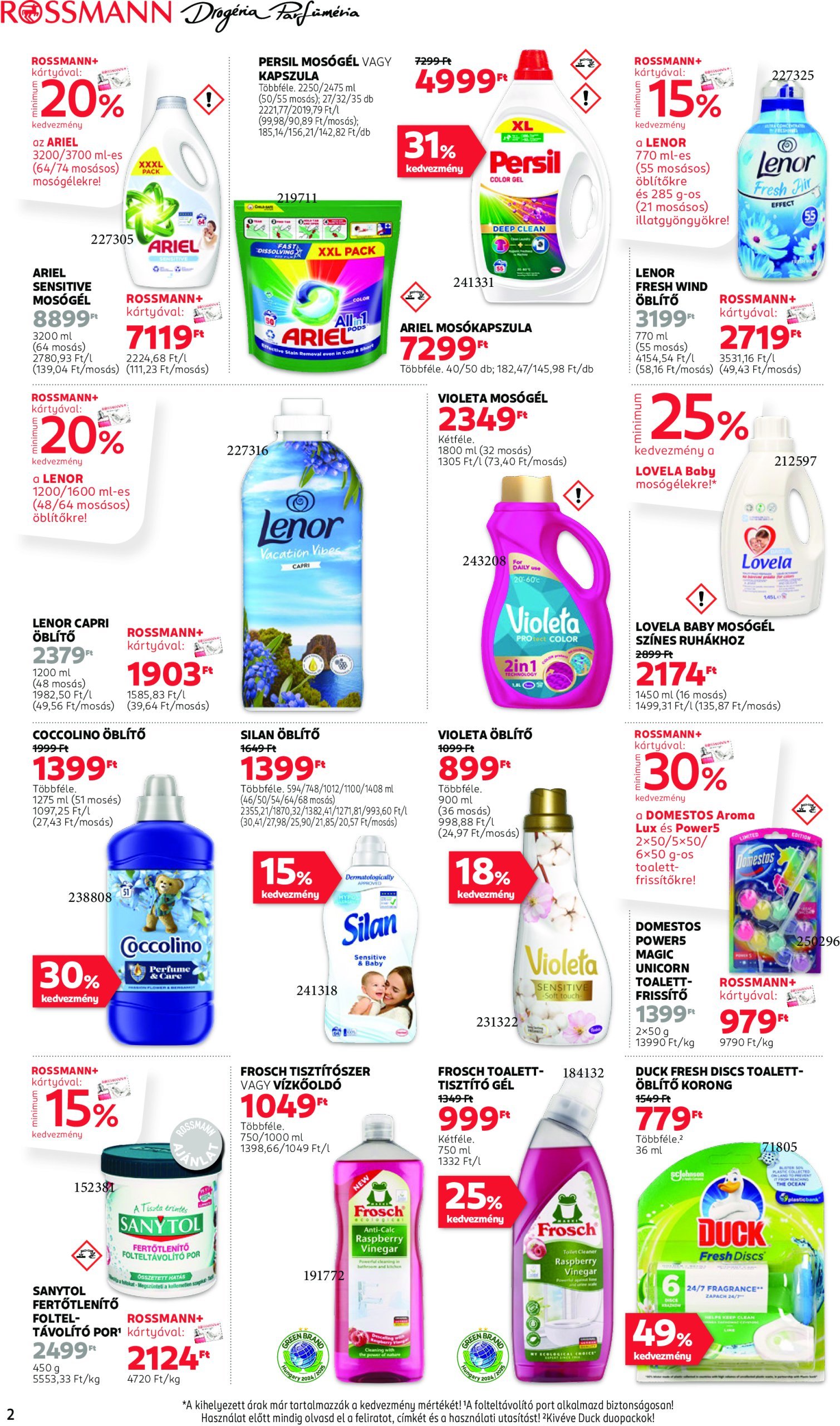 rossmann - Rossmann akciós újság, érvényes 01.13. - 01.24. - page: 2