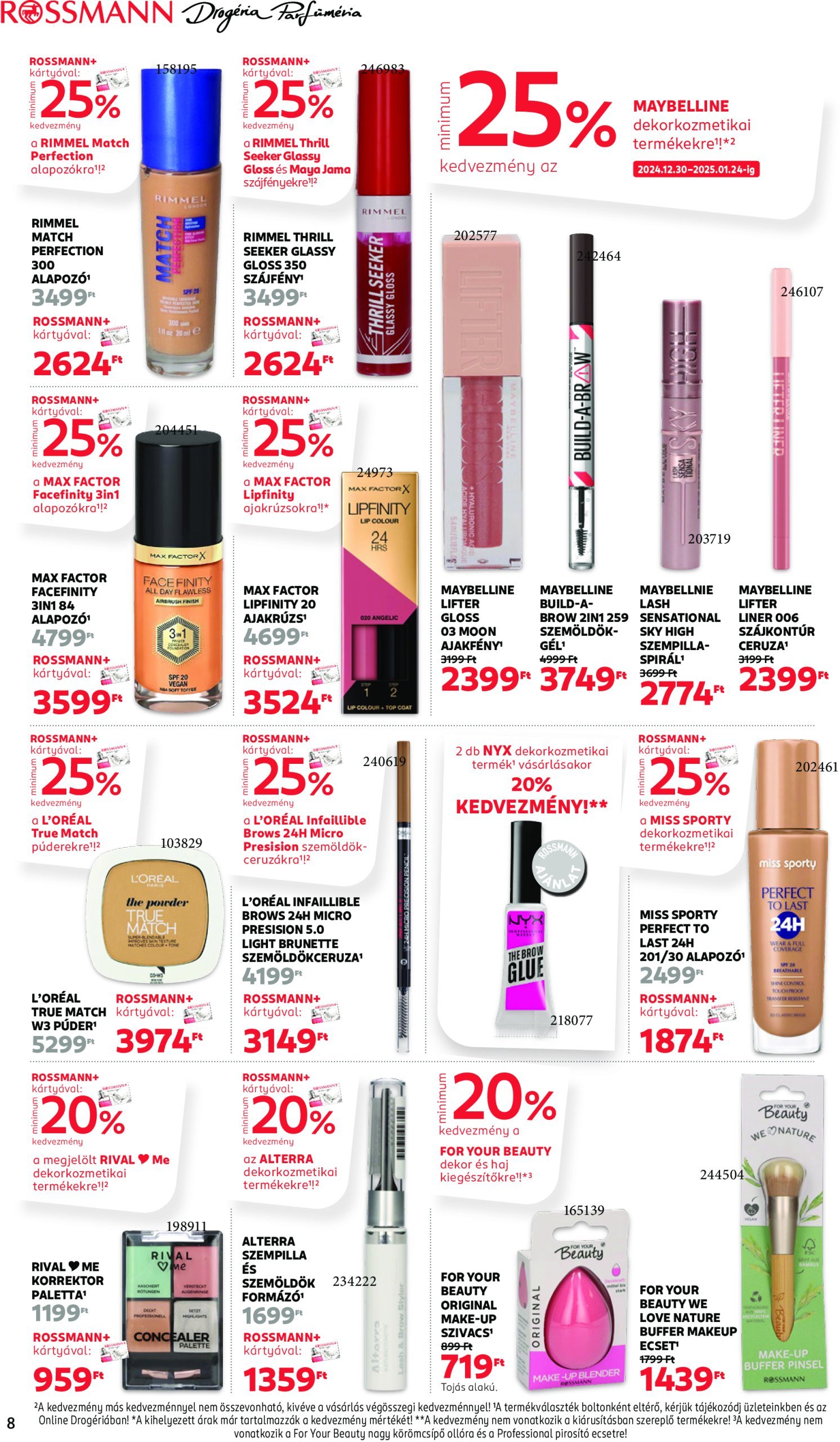 rossmann - Rossmann akciós újság, érvényes 01.13. - 01.24. - page: 8