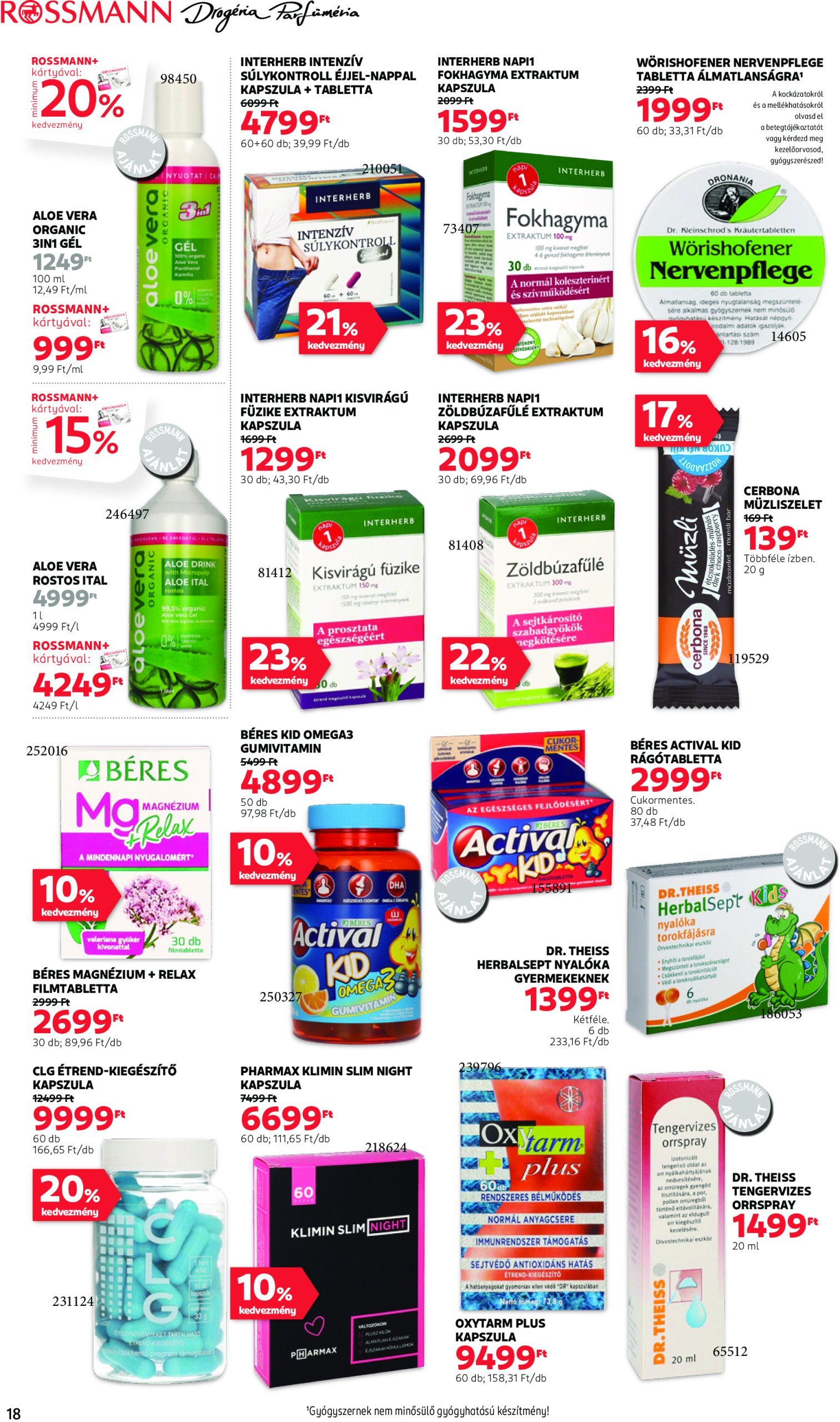 rossmann - Rossmann akciós újság, érvényes 01.13. - 01.24. - page: 20