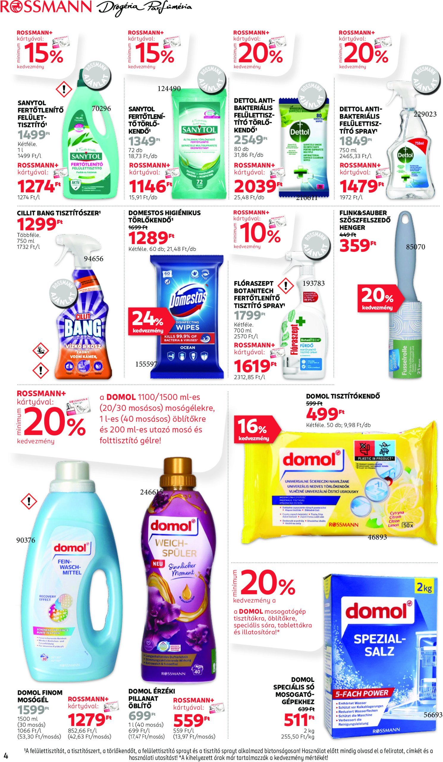 rossmann - Rossmann akciós újság, érvényes 01.13. - 01.24. - page: 4