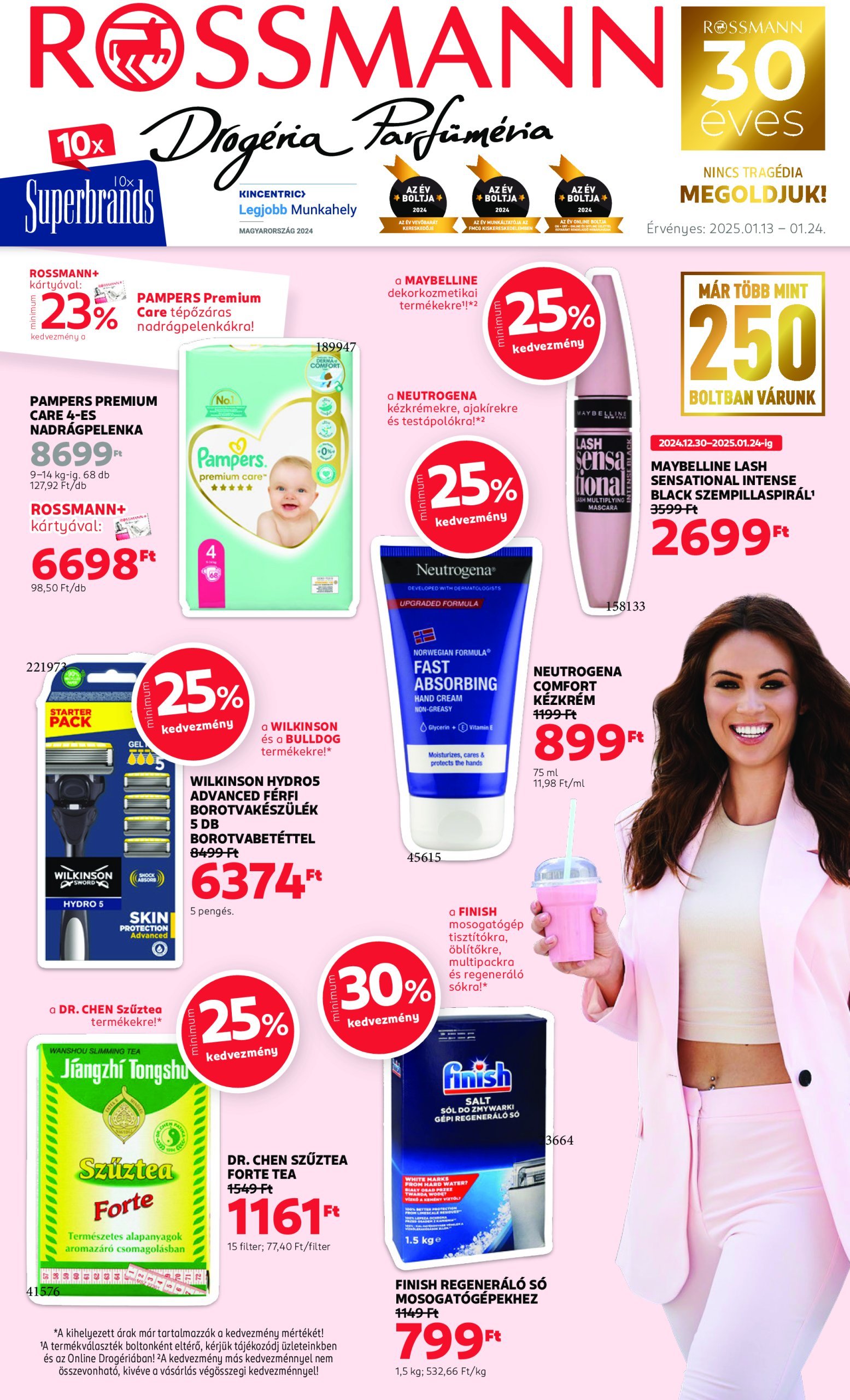 rossmann - Rossmann akciós újság, érvényes 01.13. - 01.24.