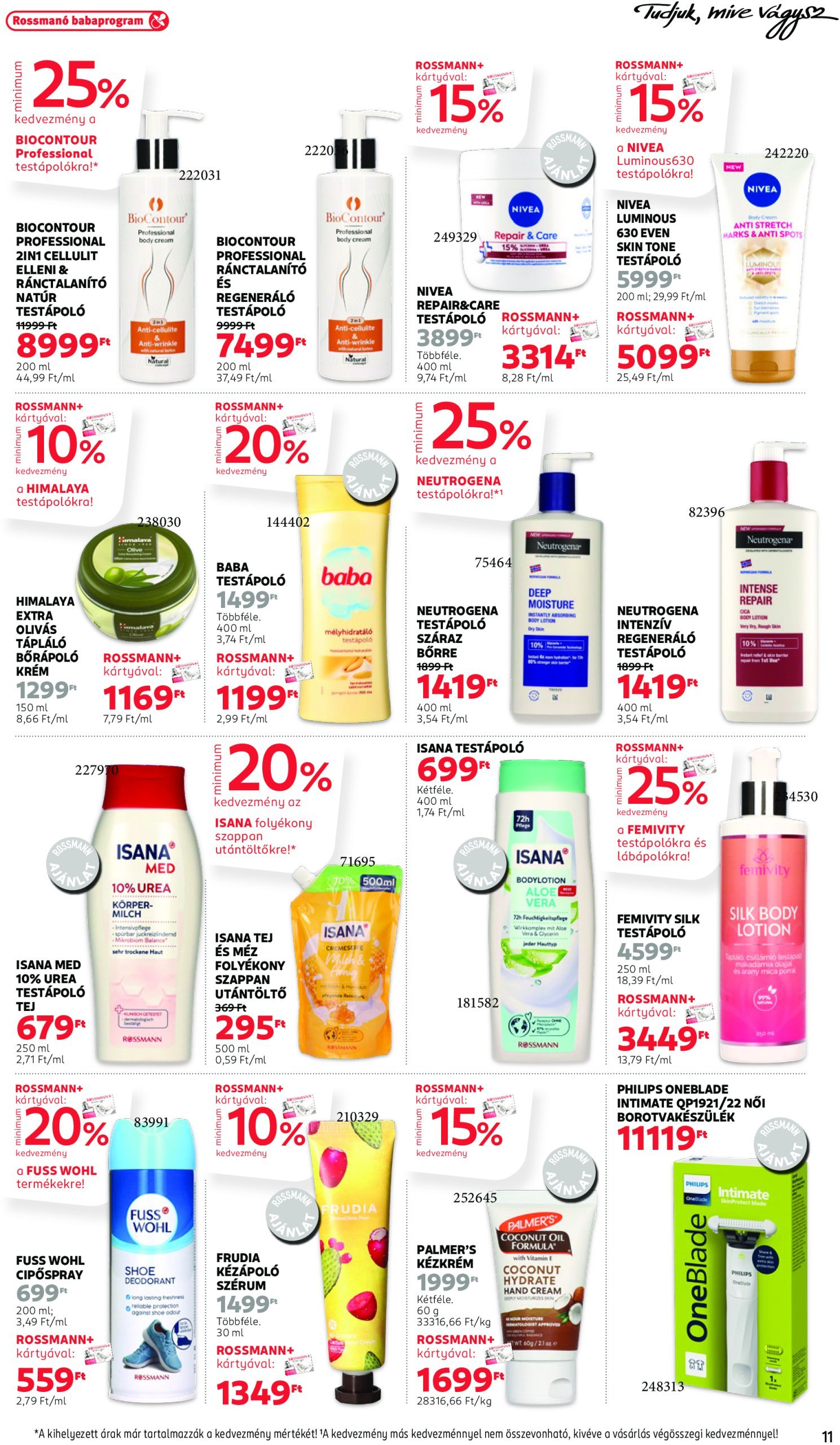 rossmann - Rossmann akciós újság, érvényes 01.13. - 01.24. - page: 11