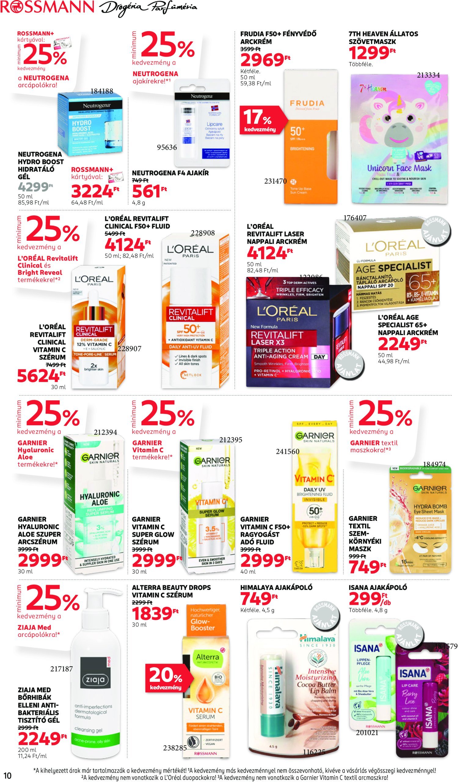 rossmann - Rossmann akciós újság, érvényes 01.13. - 01.24. - page: 10