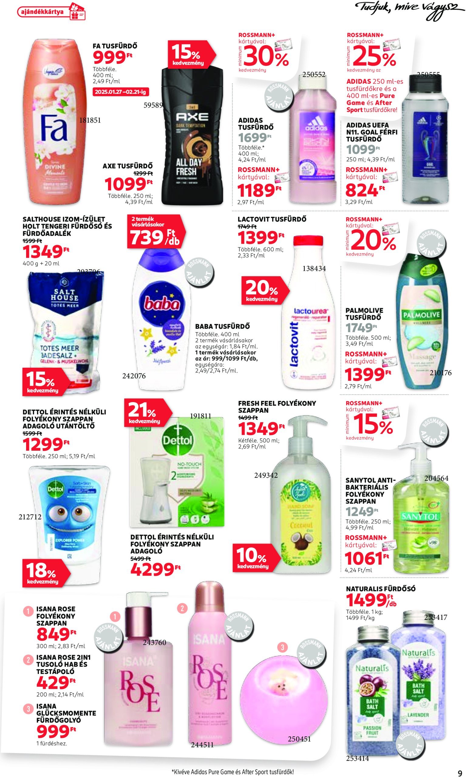 rossmann - Rossmann akciós újság, érvényes 01.27. - 02.07. - page: 9