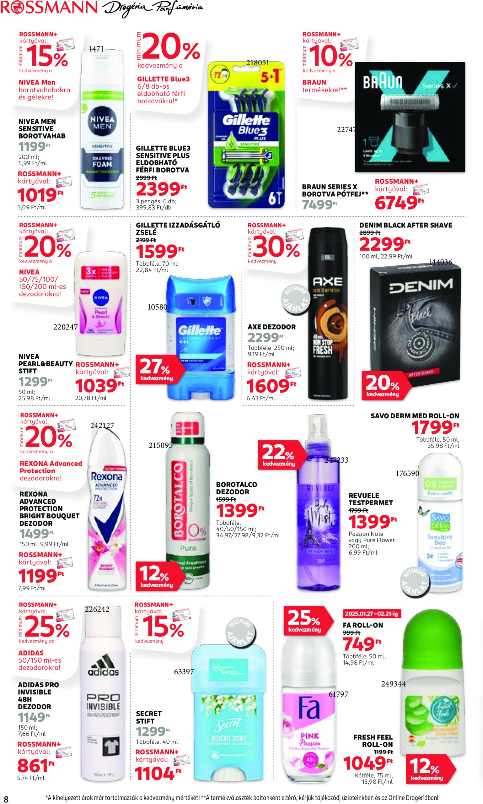 rossmann - Rossmann akciós újság, érvényes 01.27. - 02.07. - page: 8