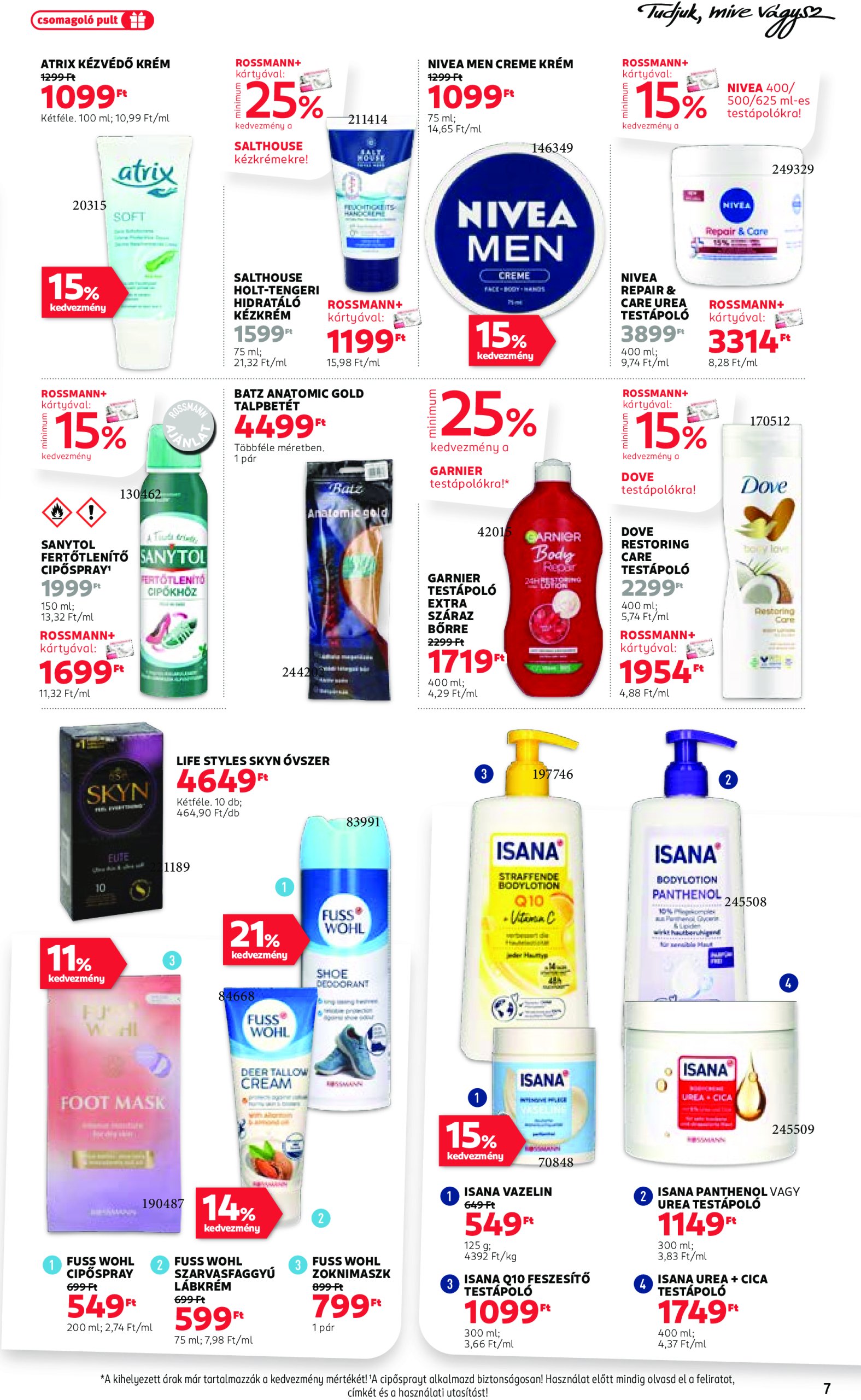 rossmann - Rossmann akciós újság, érvényes 01.27. - 02.07. - page: 7