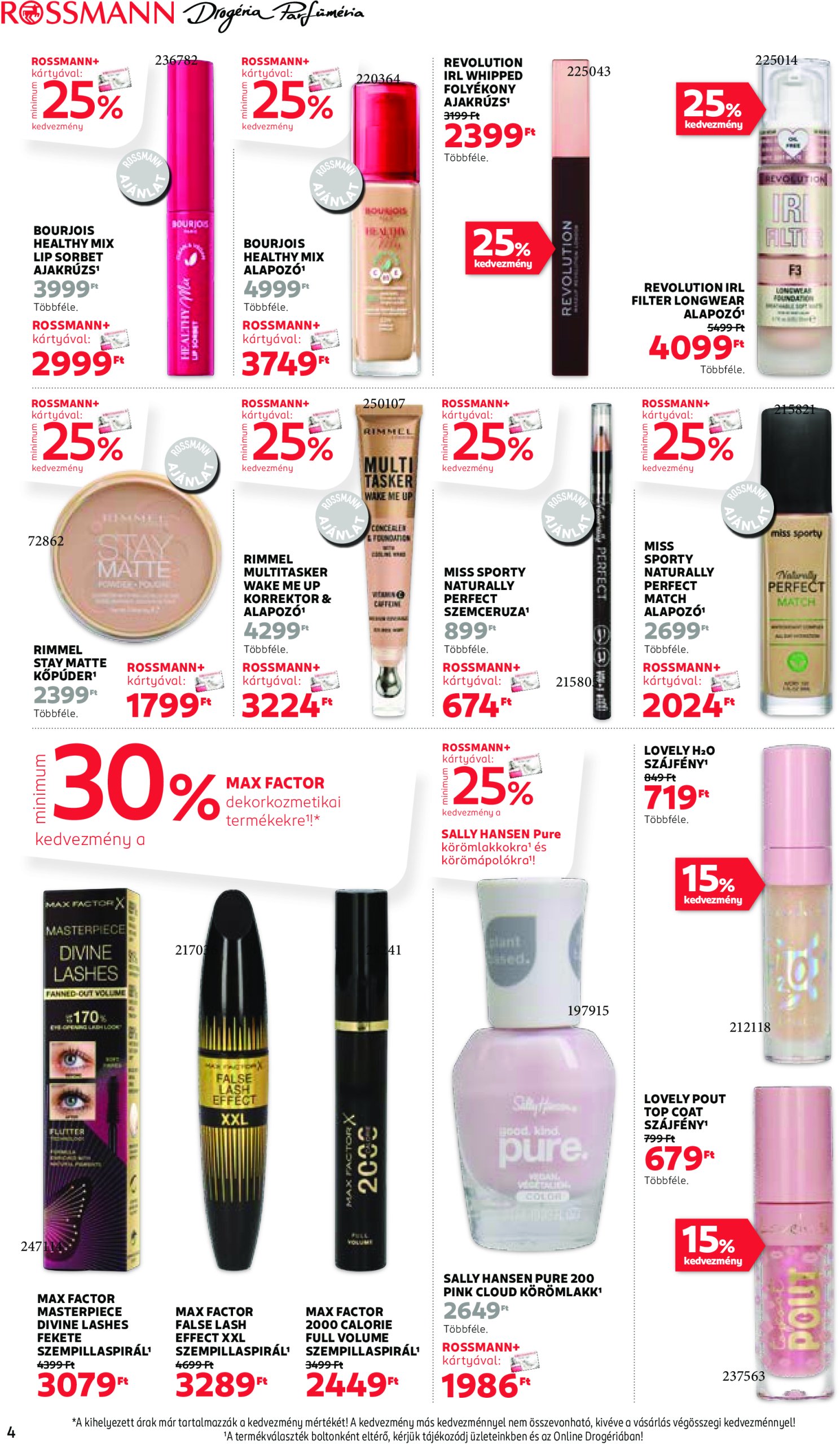 rossmann - Rossmann akciós újság, érvényes 01.27. - 02.07. - page: 4