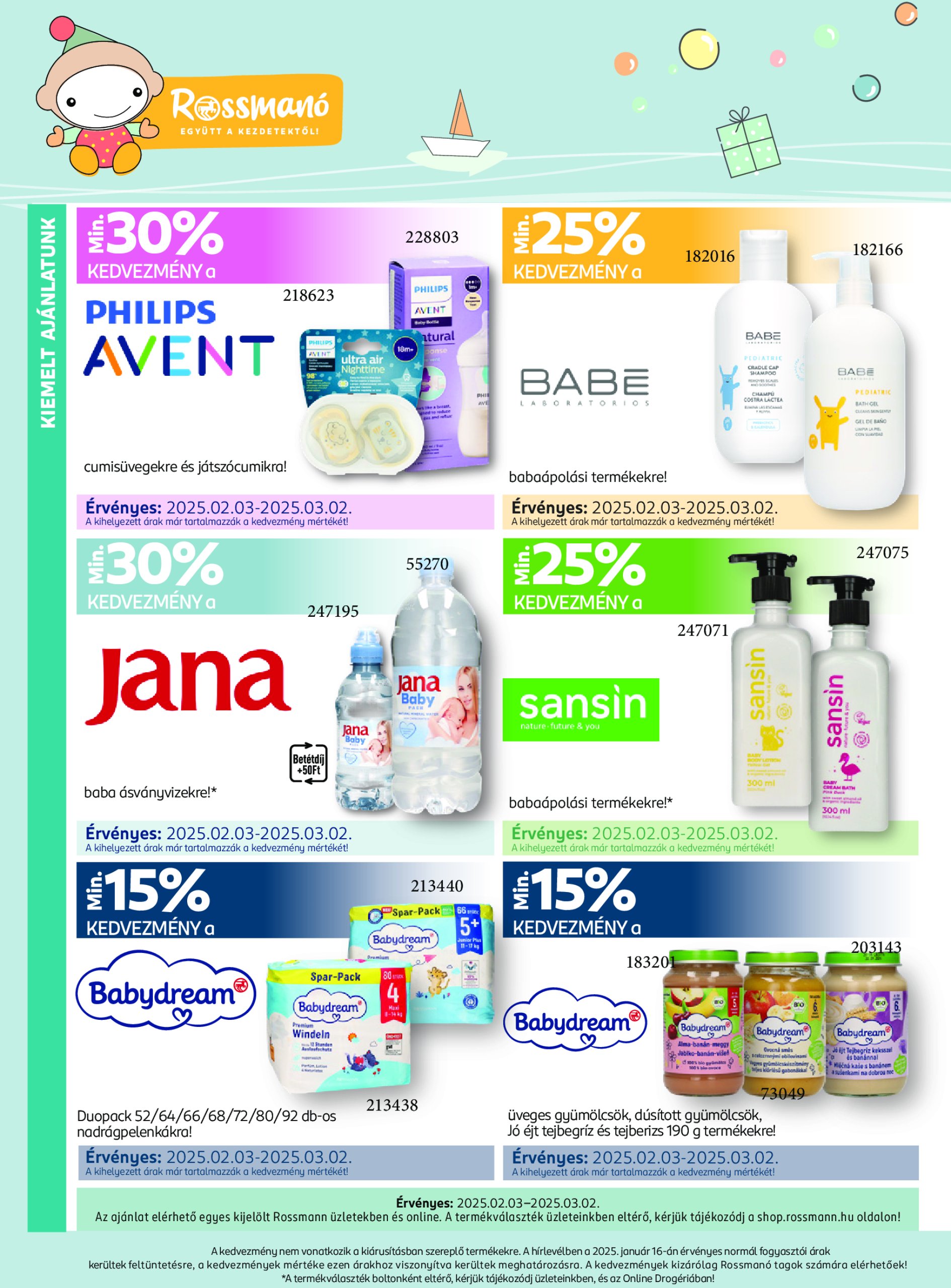 rossmann - Rossmann - Babaprogram akciós újság, érvényes 02.03. - 03.02. - page: 2