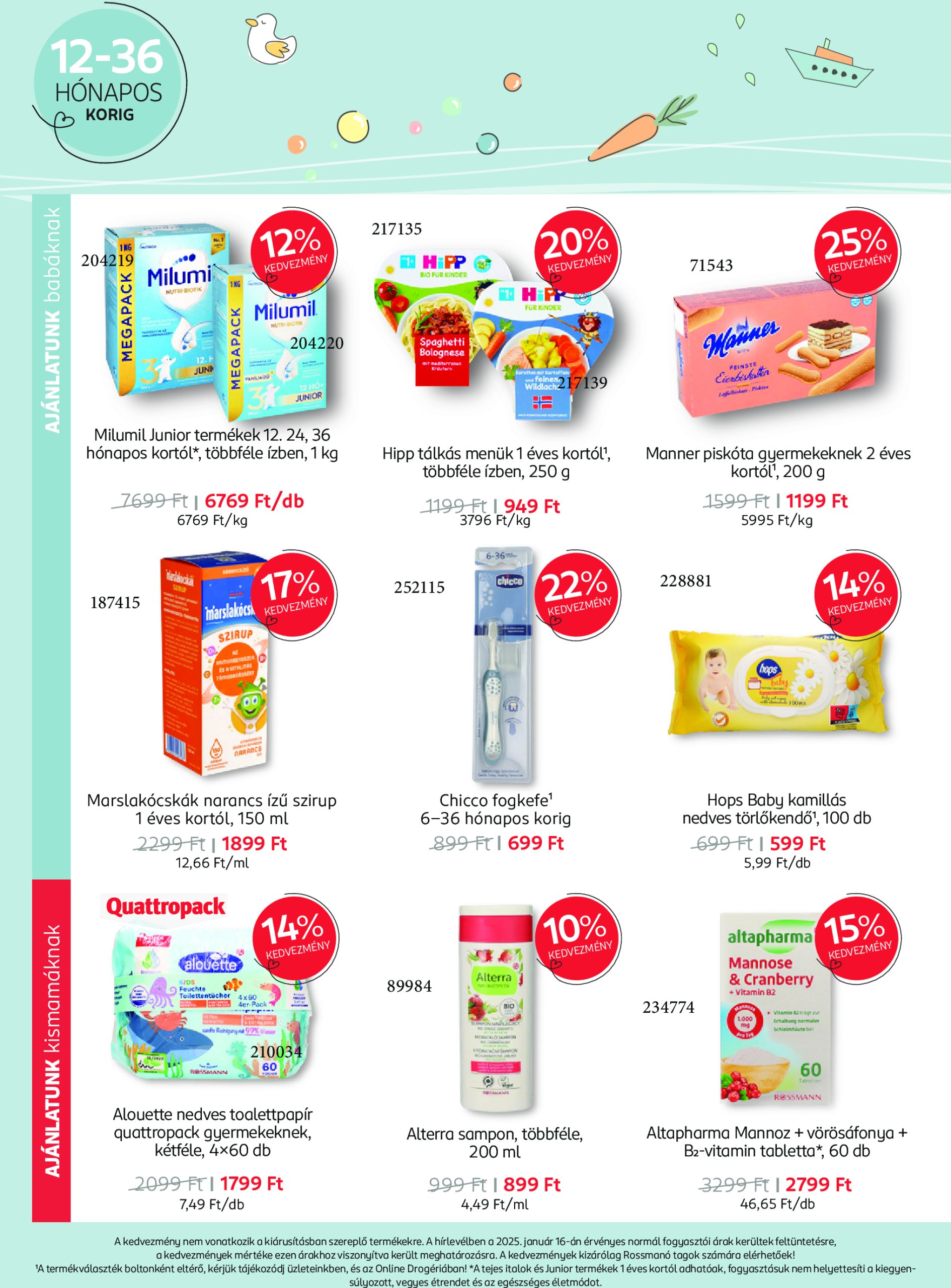 rossmann - Rossmann - Babaprogram akciós újság, érvényes 02.03. - 03.02. - page: 8