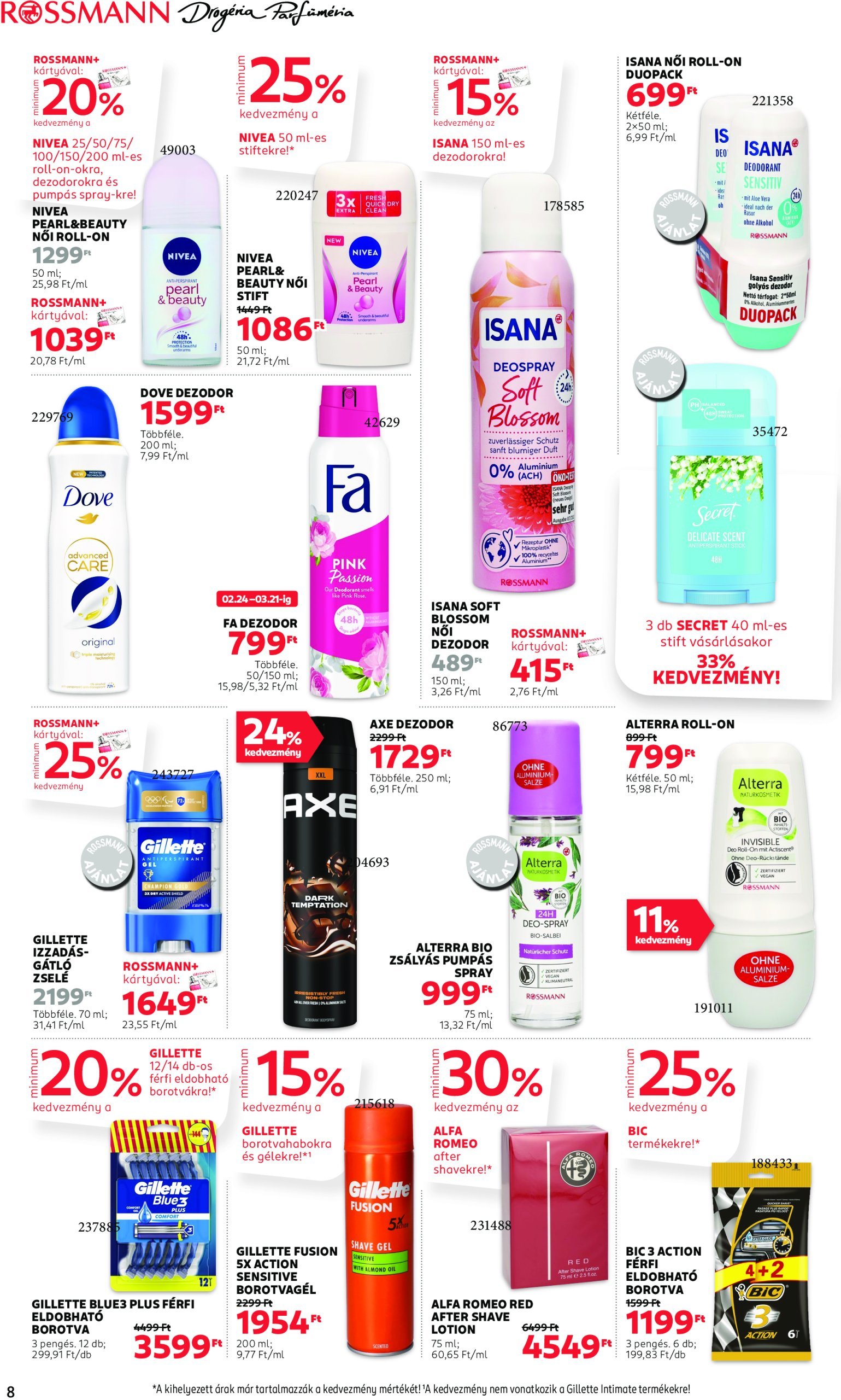 rossmann - Rossmann akciós újság, érvényes 02.24. - 03.07. - page: 8