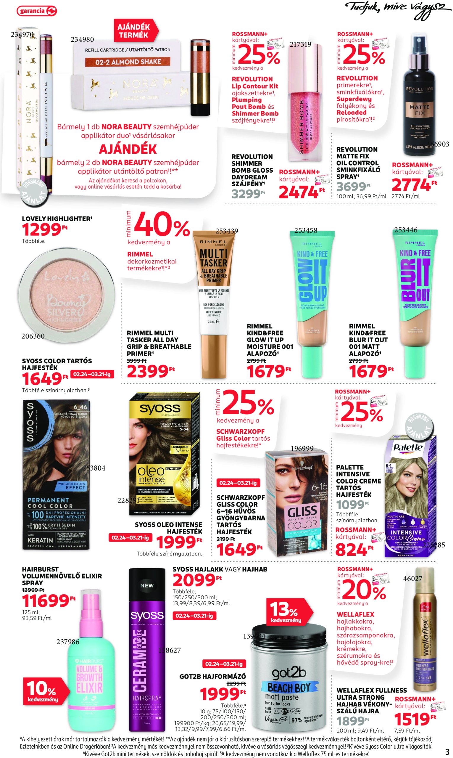 rossmann - Rossmann akciós újság, érvényes 02.24. - 03.07. - page: 3