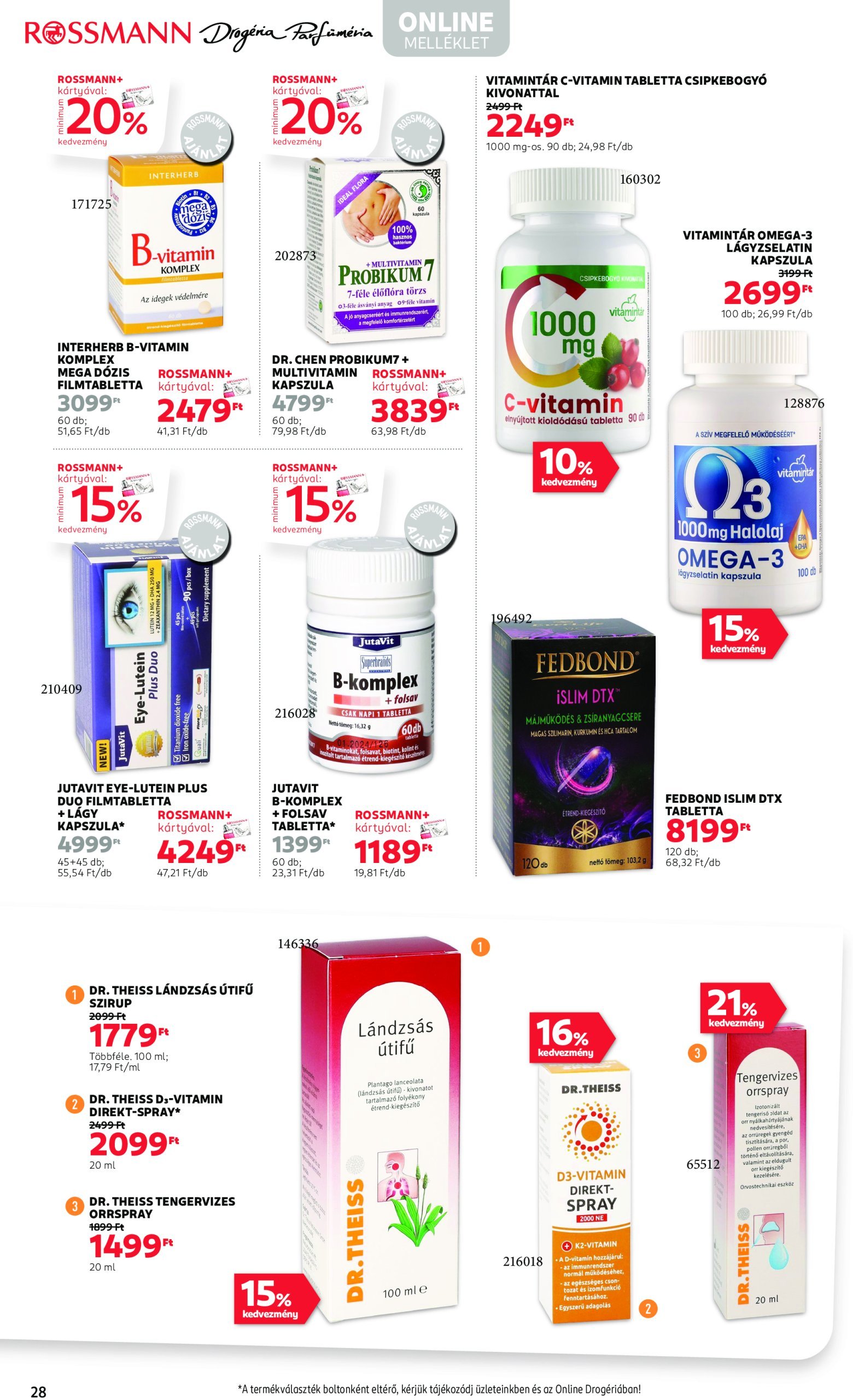 rossmann - Rossmann akciós újság, érvényes 02.24. - 03.07. - page: 32