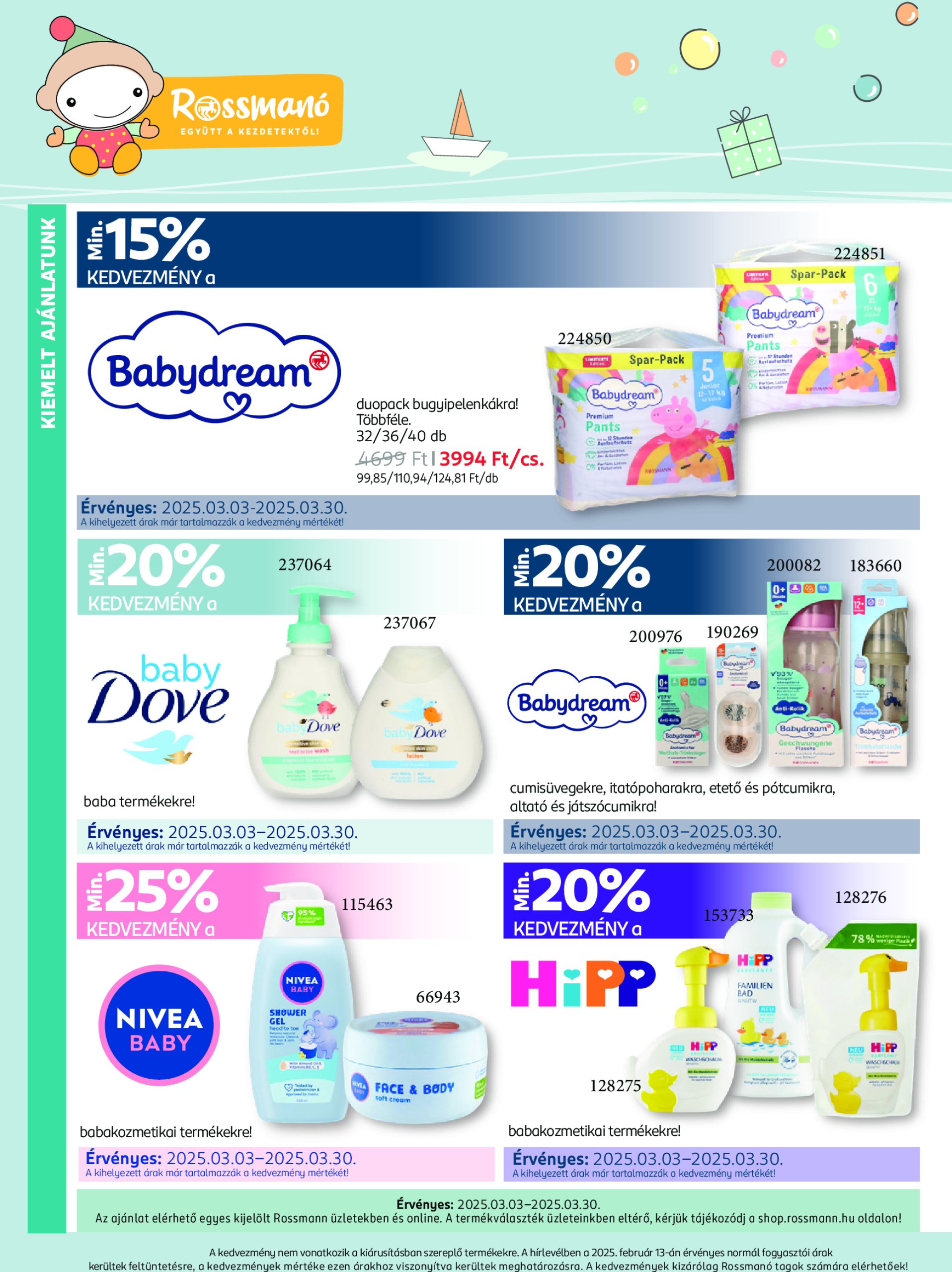 rossmann - Rossmann - Babaprogram akciós újság, érvényes 03.03. - 03.30. - page: 2