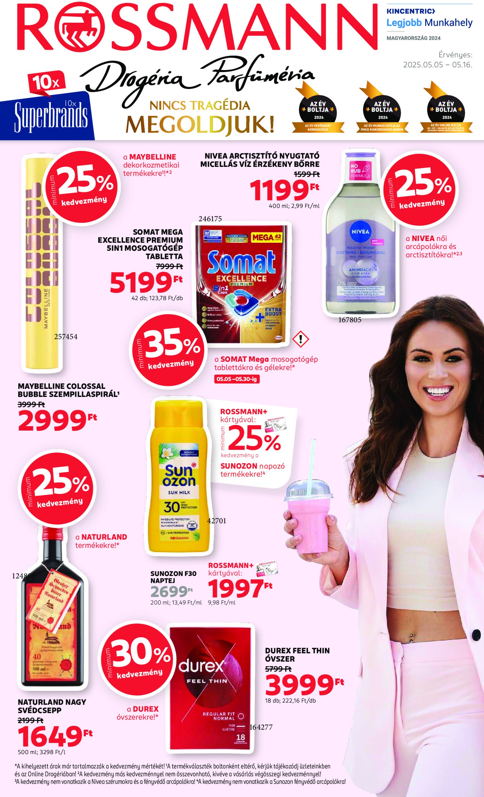 rossmann - Rossmann akciós újság, érvényes 05.05. - 05.16.