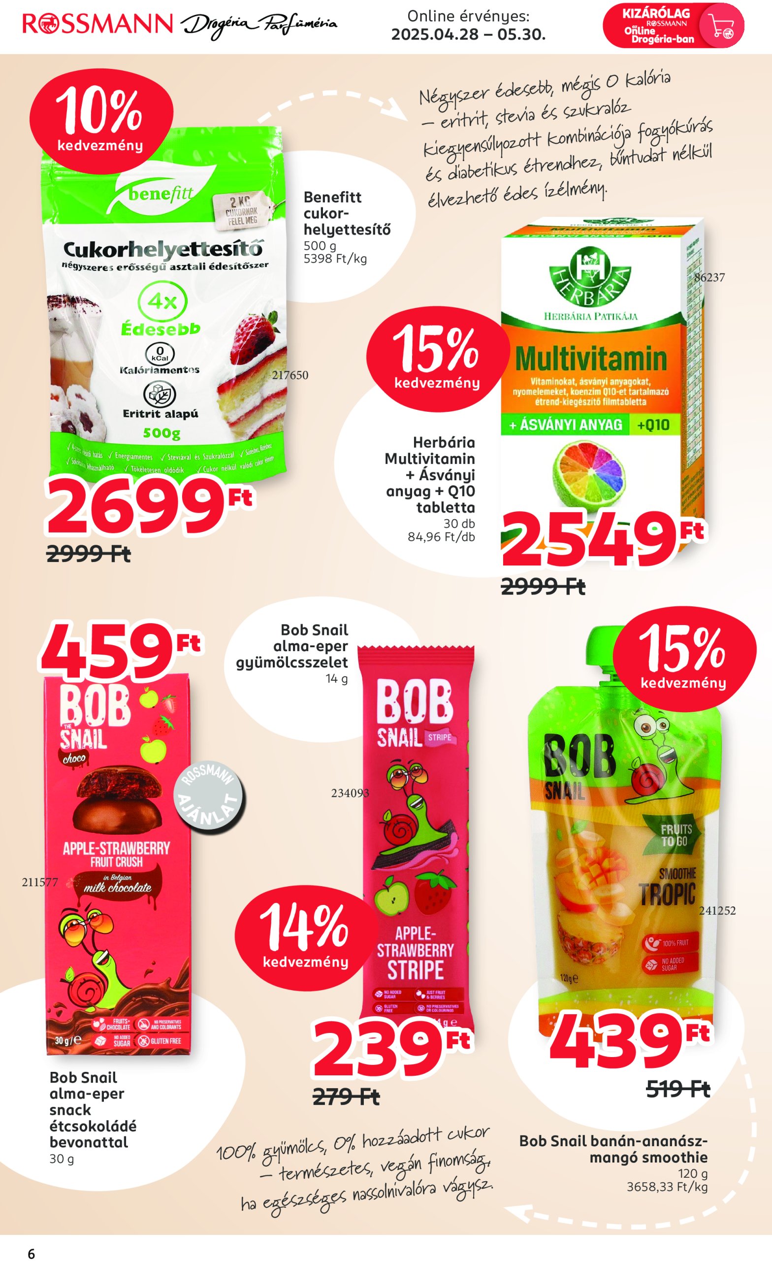 rossmann - Rossmann akciós újság, érvényes 04.28. - 05.10. - page: 6