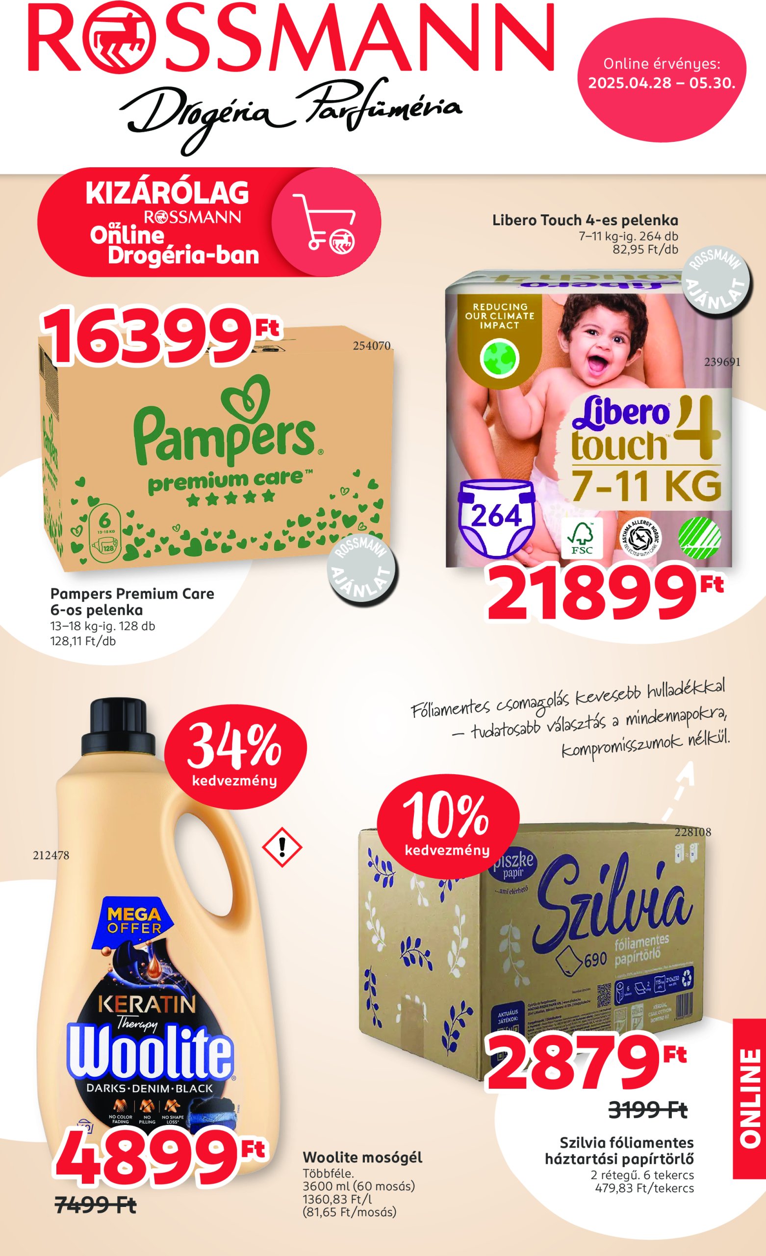 rossmann - Rossmann akciós újság, érvényes 04.28. - 05.10. - page: 1
