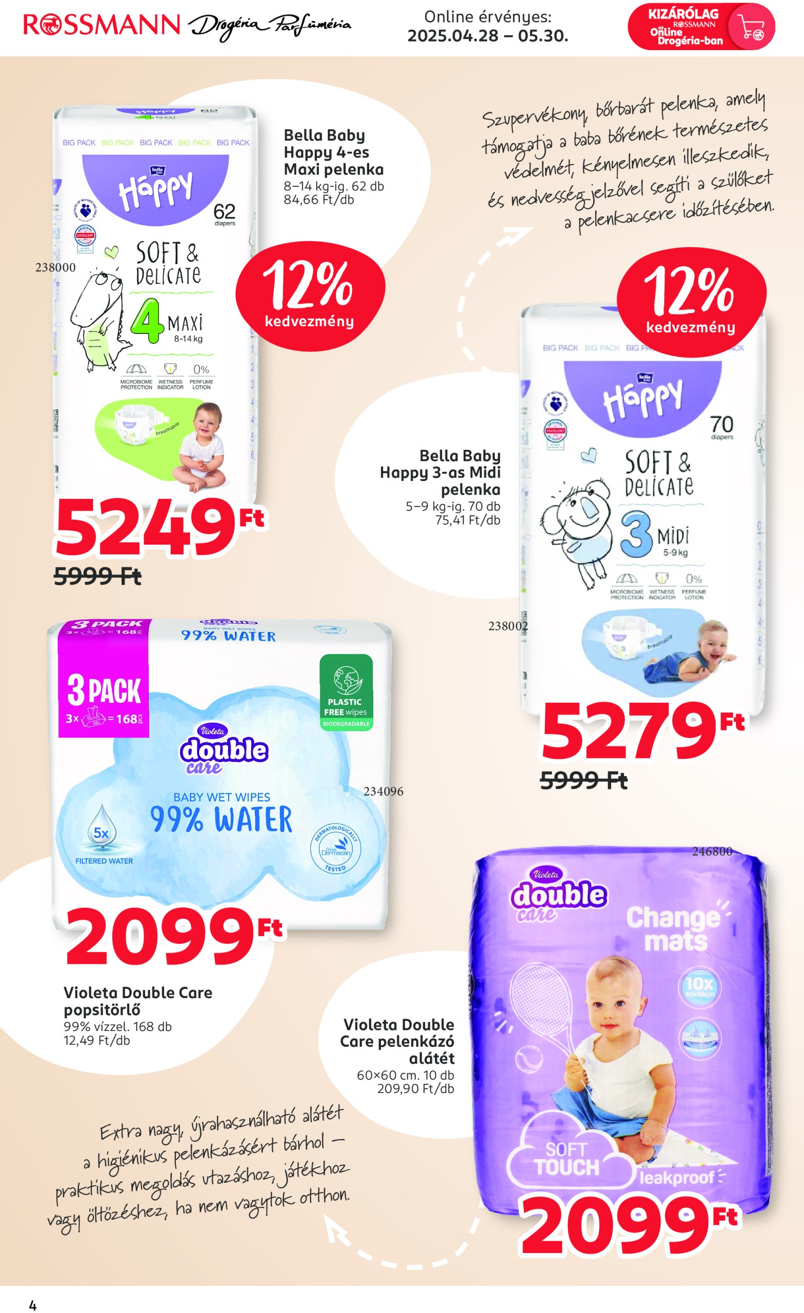 rossmann - Rossmann akciós újság, érvényes 04.28. - 05.10. - page: 4