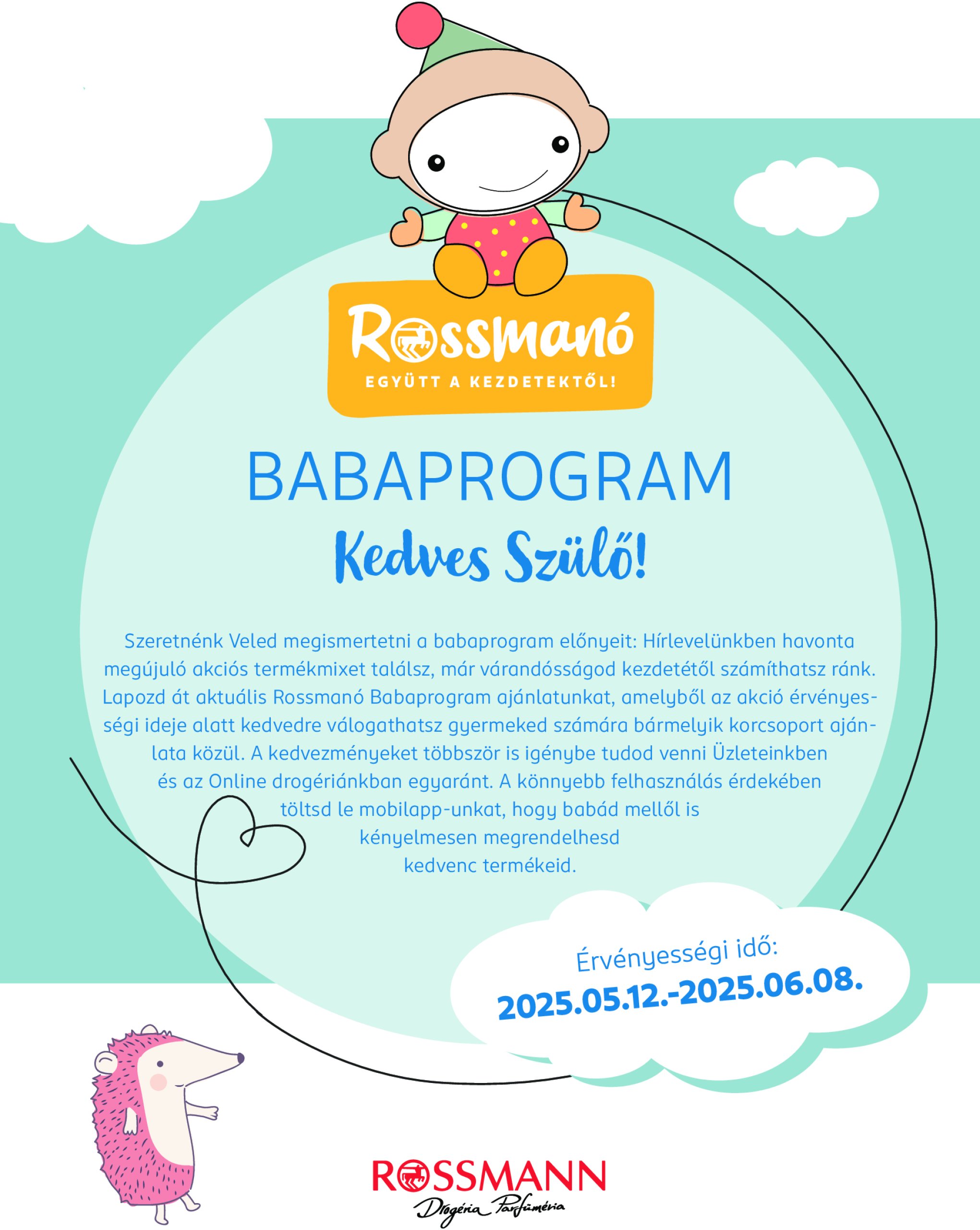 rossmann - Rossmann - Babaprogram akciós újság, érvényes 05.12. - 06.08.